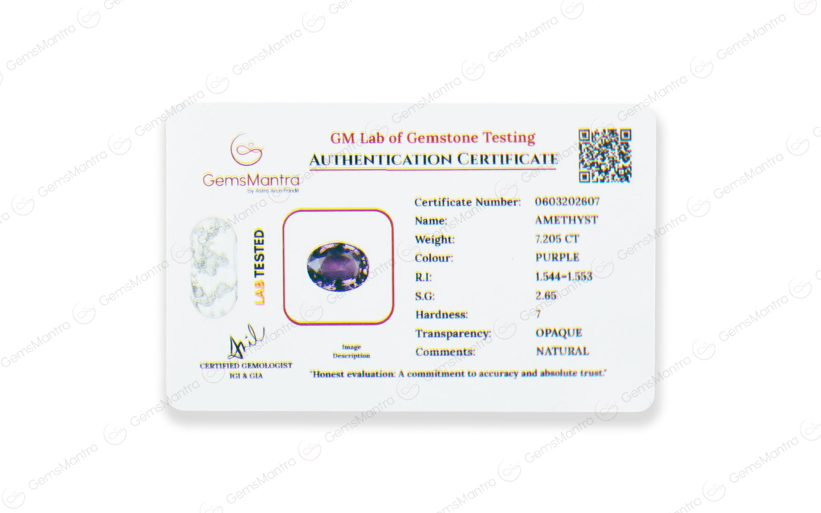 Amethyst - 7.21 Carats