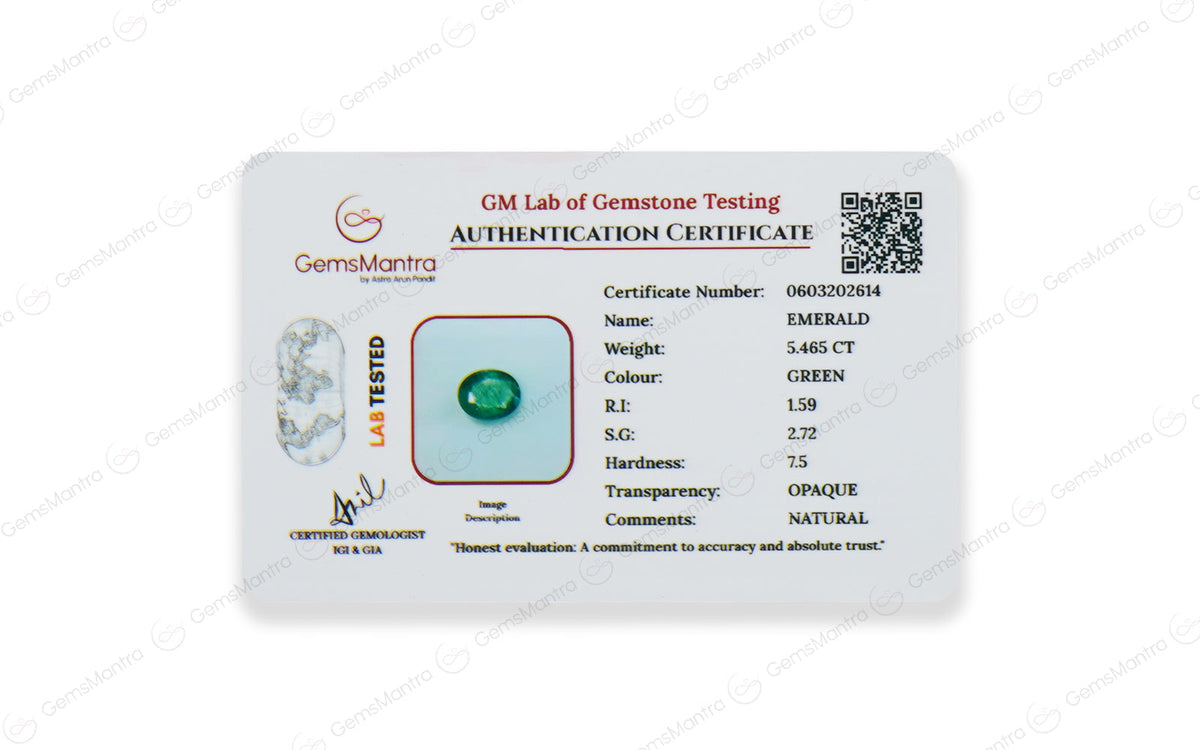 Certificate of authenticity