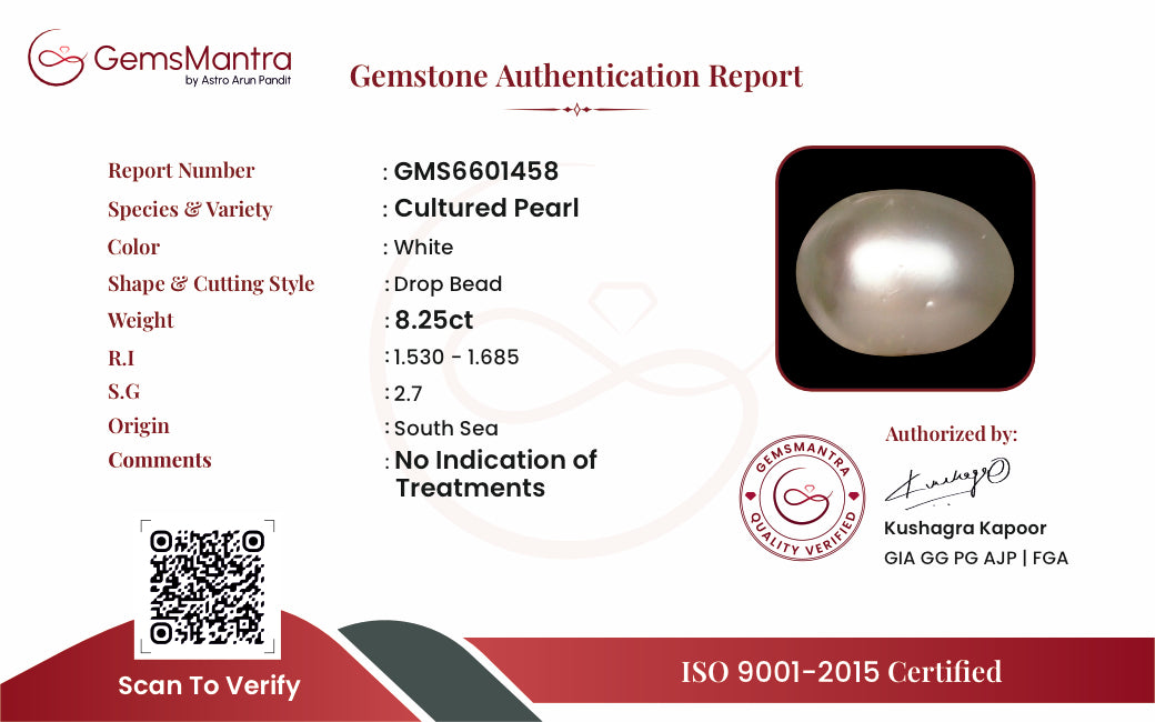 Pearl (Moti) – 8.25 Carat / 9.1 Ratti [GM09410]