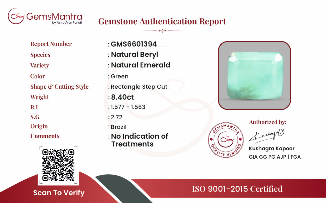 Certificate of authenticity