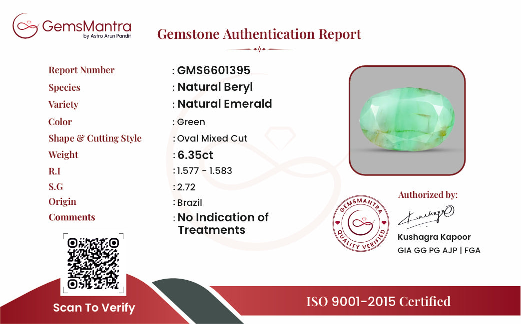 Certificate of authenticity