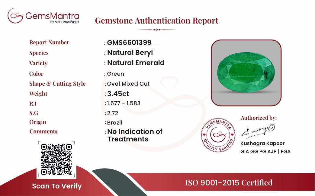 Certificate of authenticity