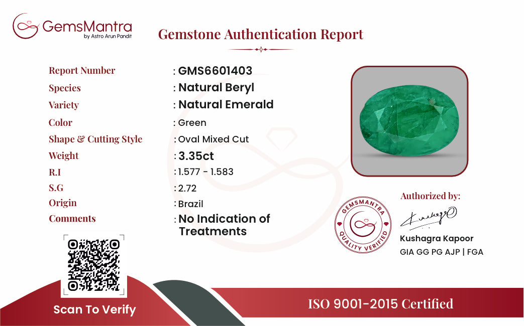 Certificate of authenticity