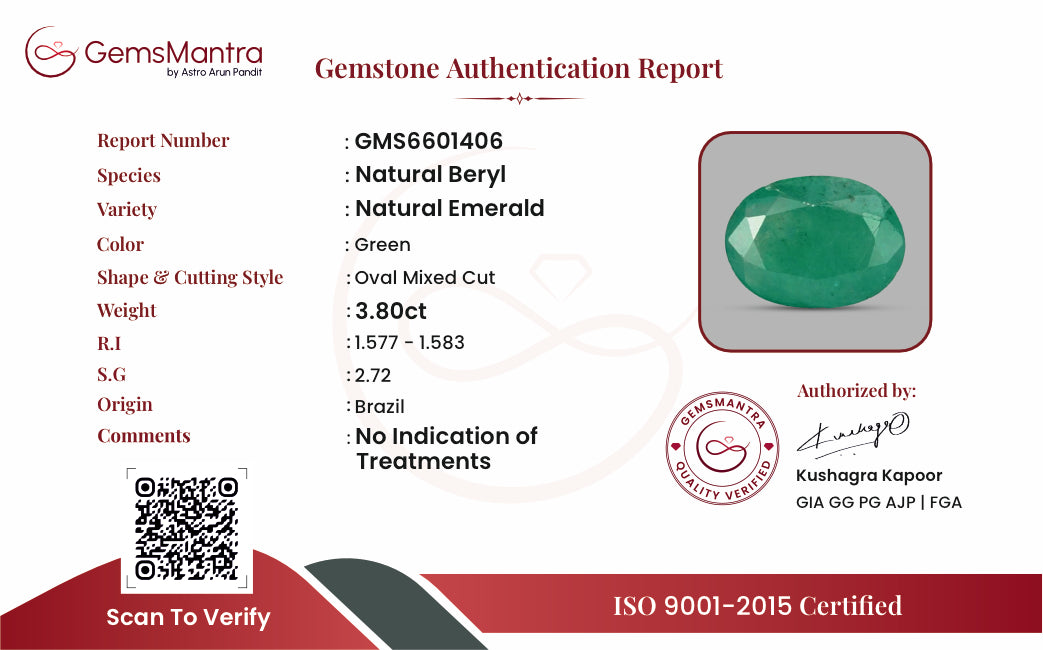 Certificate of authenticity