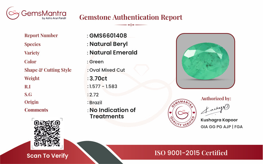 Certificate of authenticity