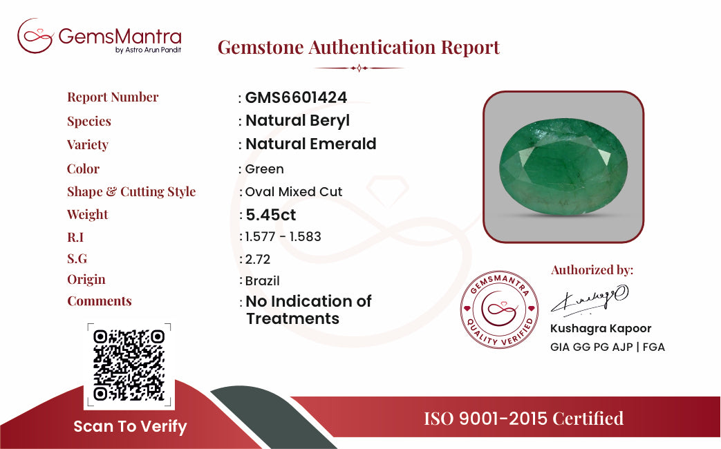 Certificate of authenticity