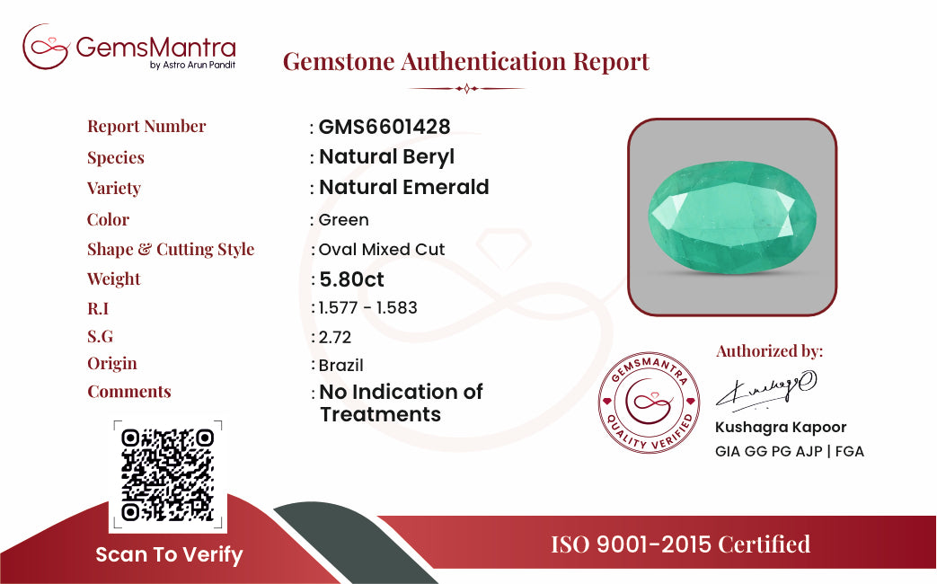 Certificate of authenticity