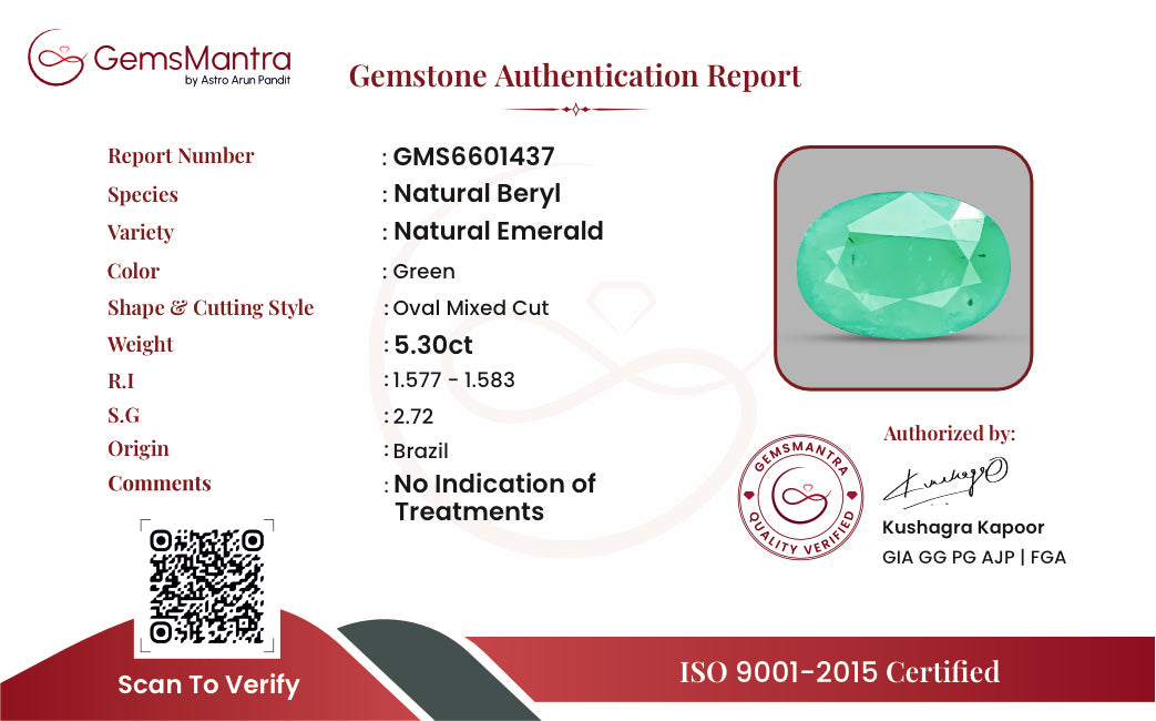 Certificate of authenticity