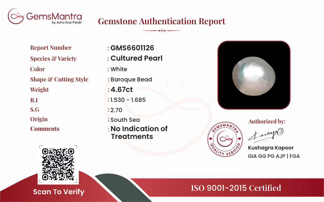 Keshi Pearls (Moti) – 4.67 Carat / 5.1 Ratti [GM09825]