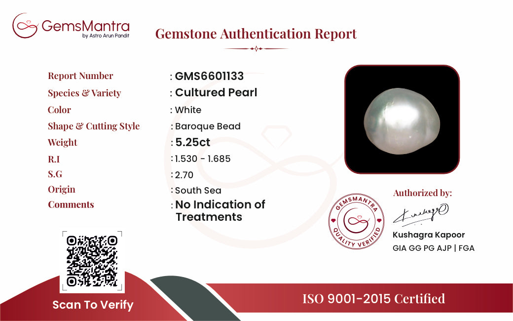 Keshi Pearls (Moti) – 5.25 Carat / 5.8 Ratti [GM09832]
