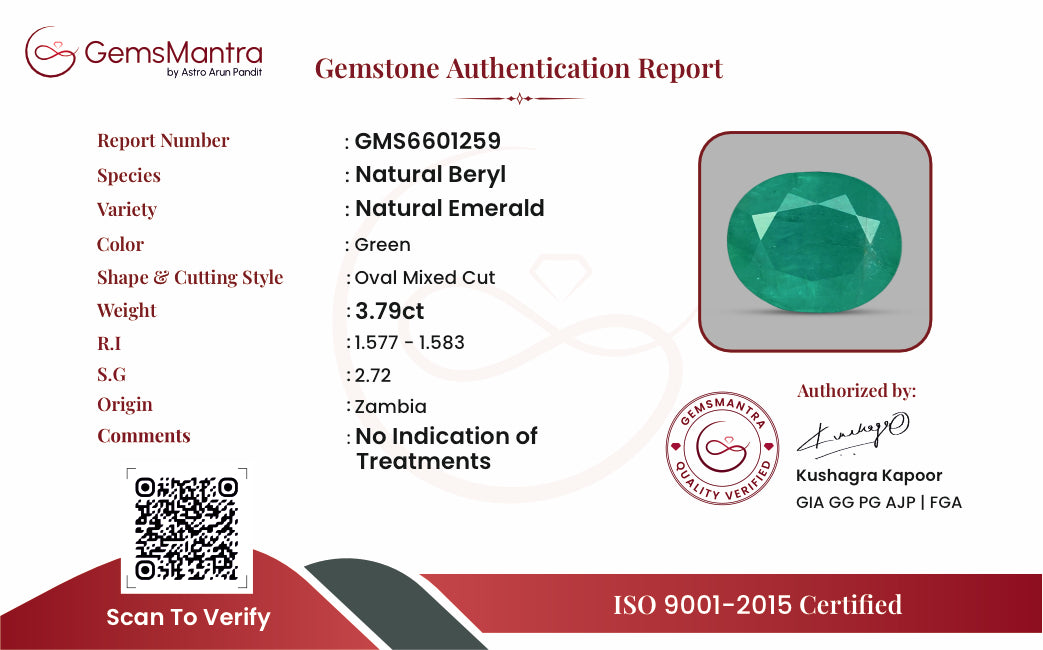 Certificate of authenticity