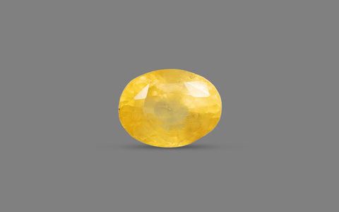 Yellow Sapphire (Pukhraj) – 5.68 Carat / 6.2 Ratti [GM10090]