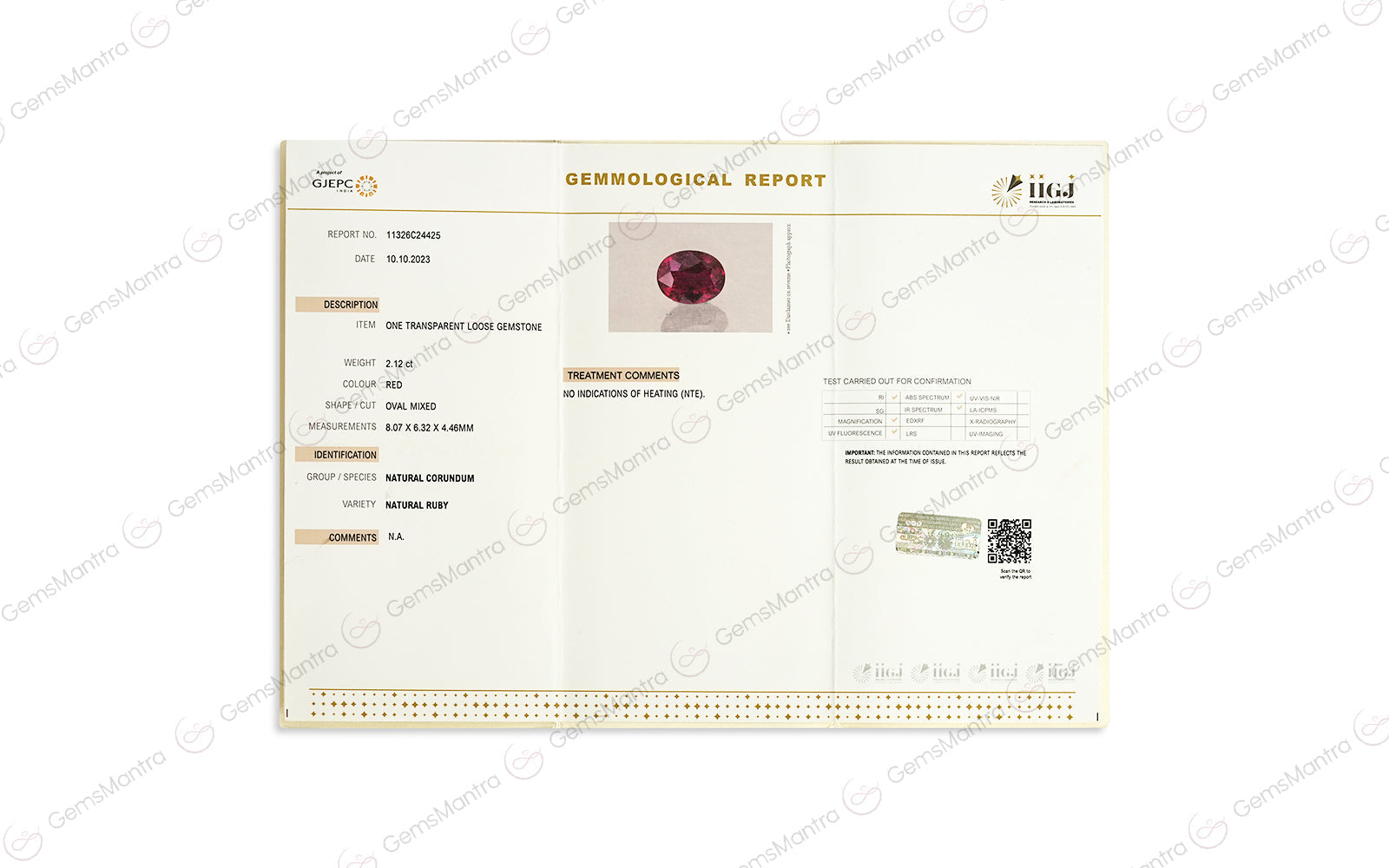Ruby - 2.12 Carats