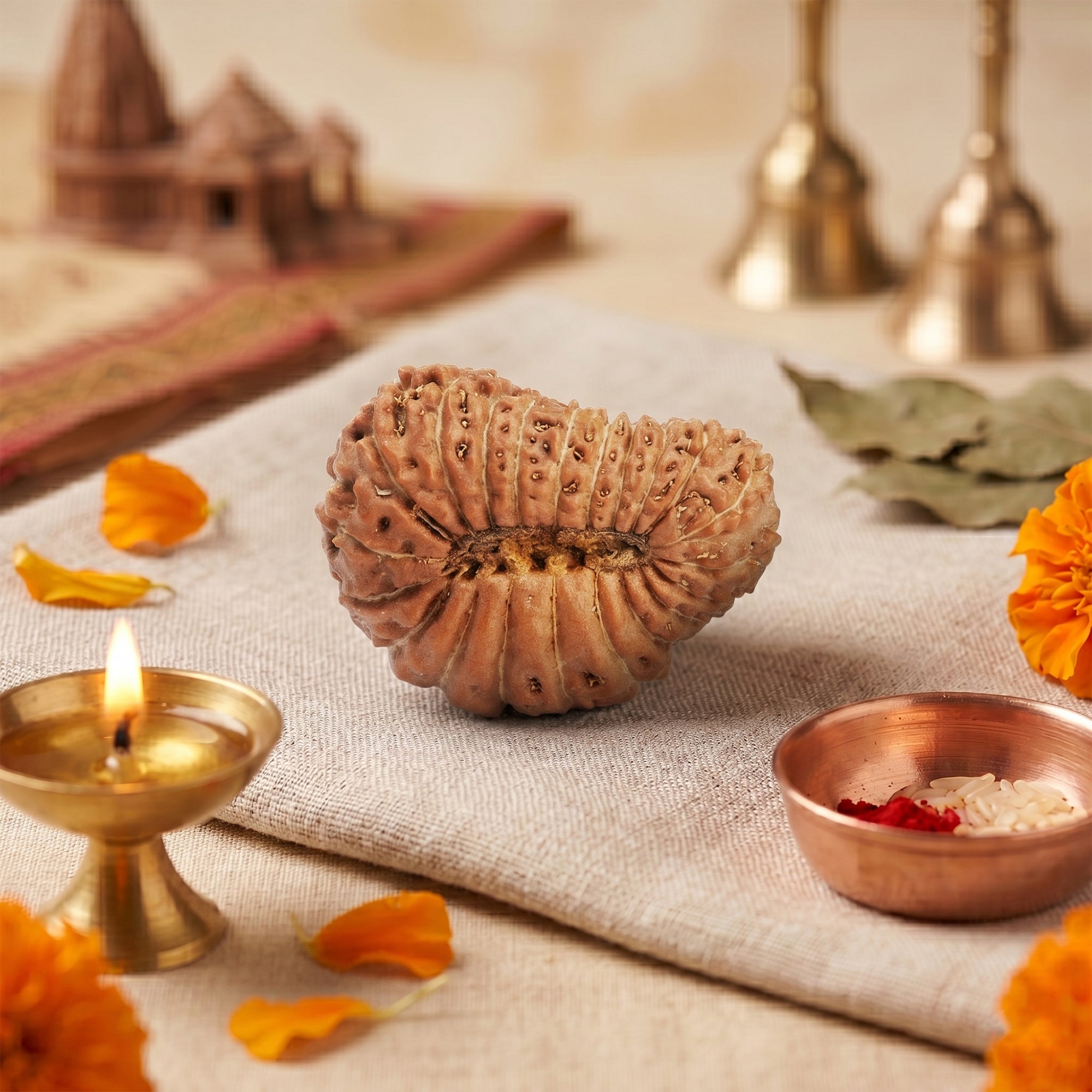 Natural 21 Mukhi Rudraksha – Original Nepali Bead