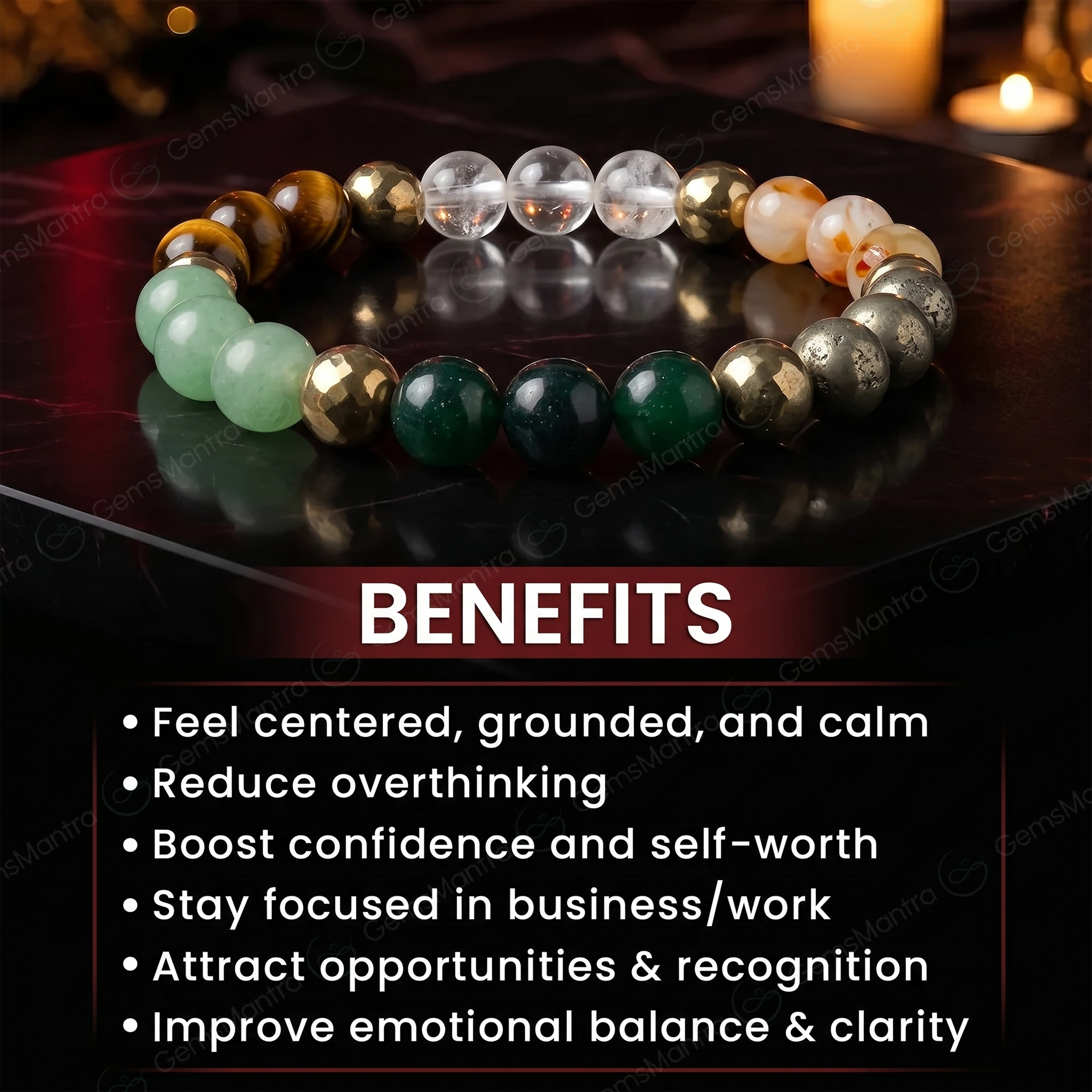 Dhan Yog Bracelet with Energized Crystals