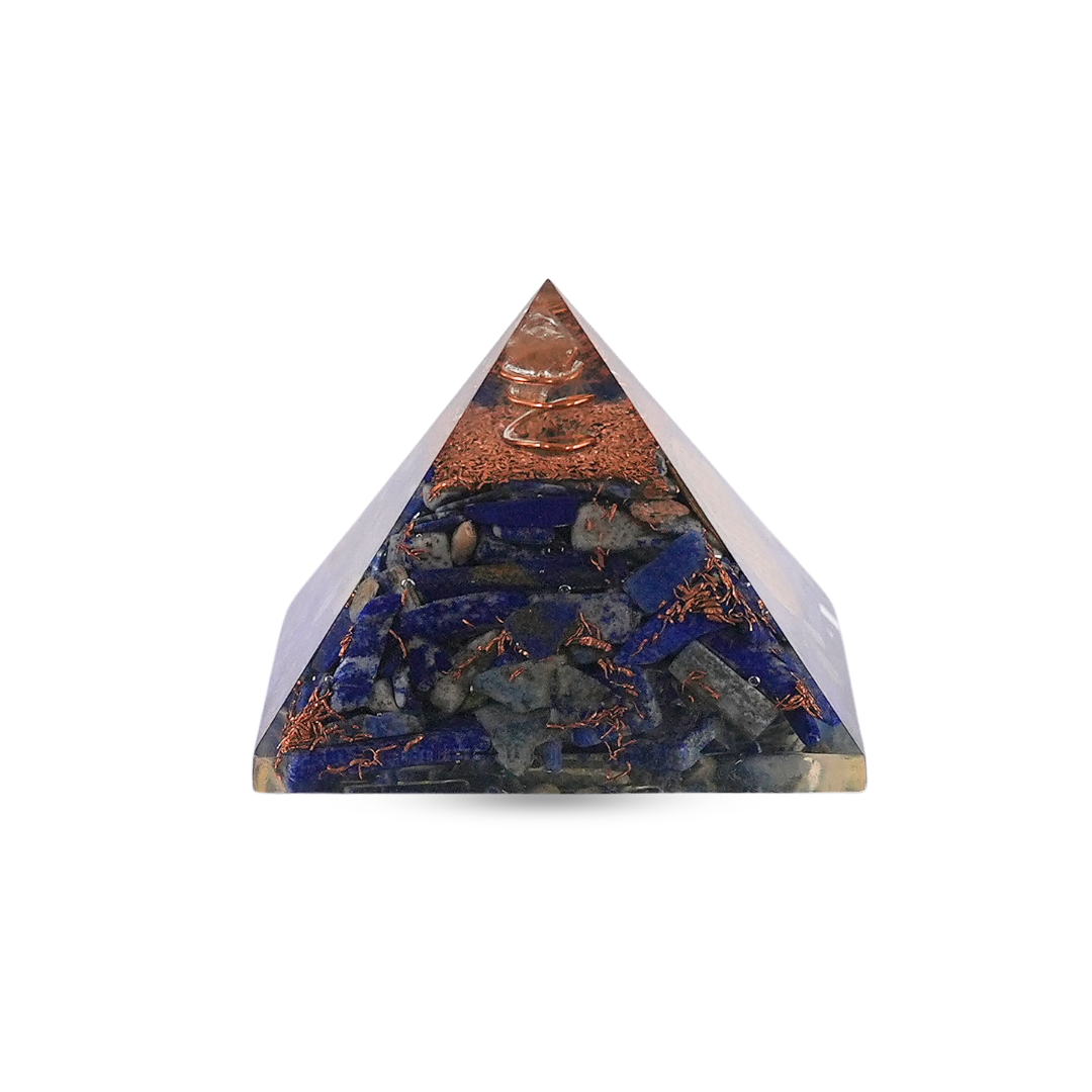 Lapis Lazuli Orgonite Pyramid/Orgone Pyramid