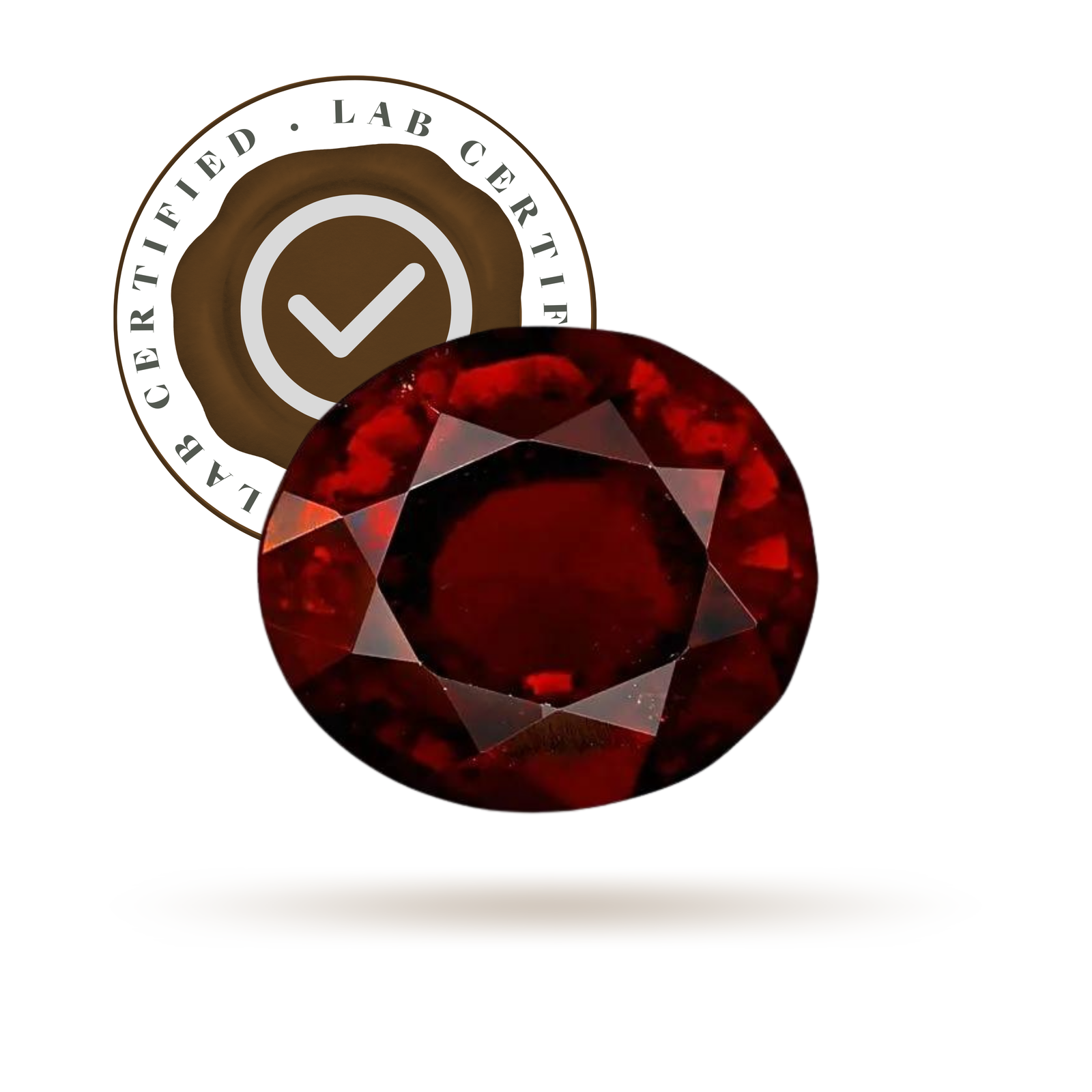 Gomed-Hessonite Luxury (8 Ratti) - Gemsmantra