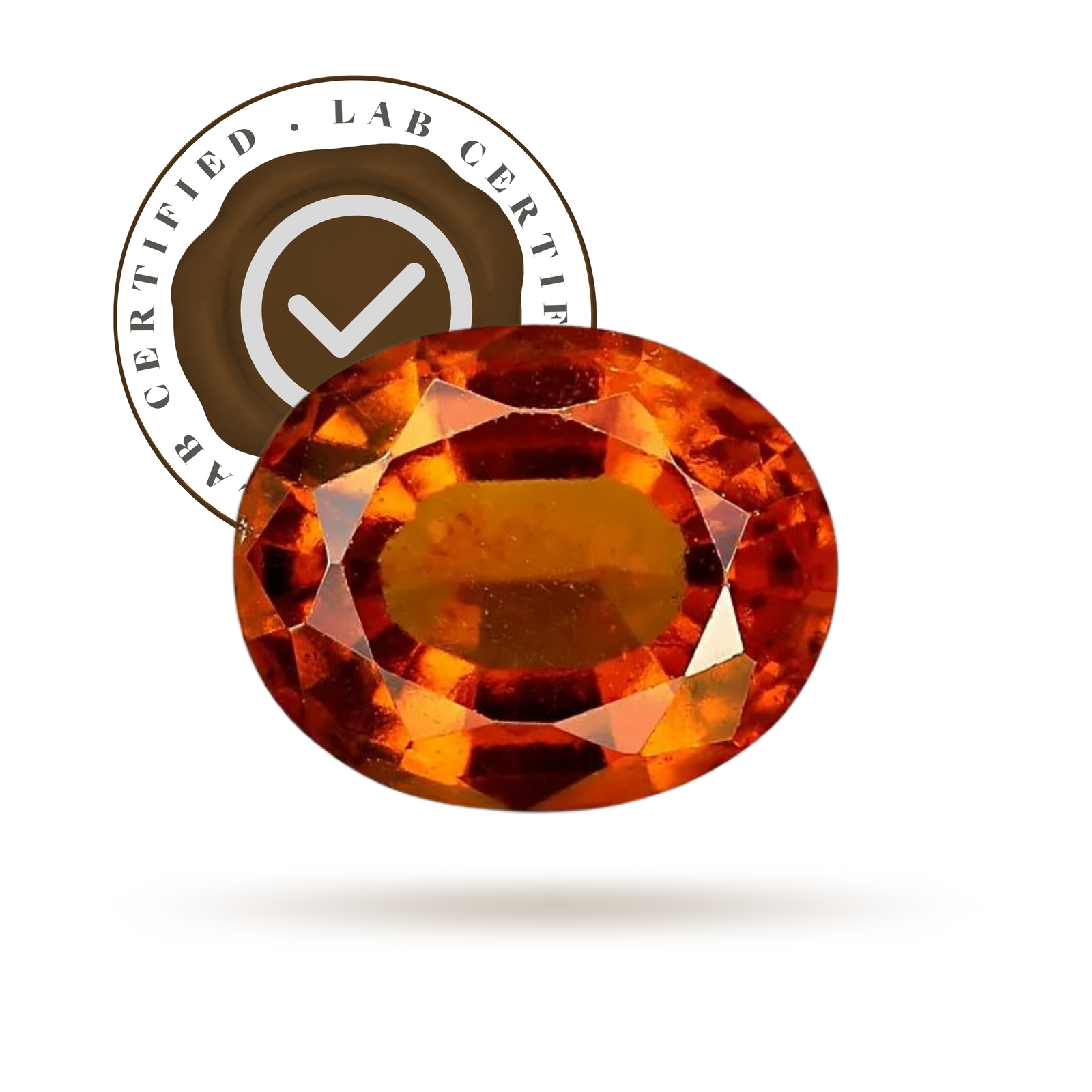 Gomed-Hessonite Premium (6 Ratti) - Gemsmantra