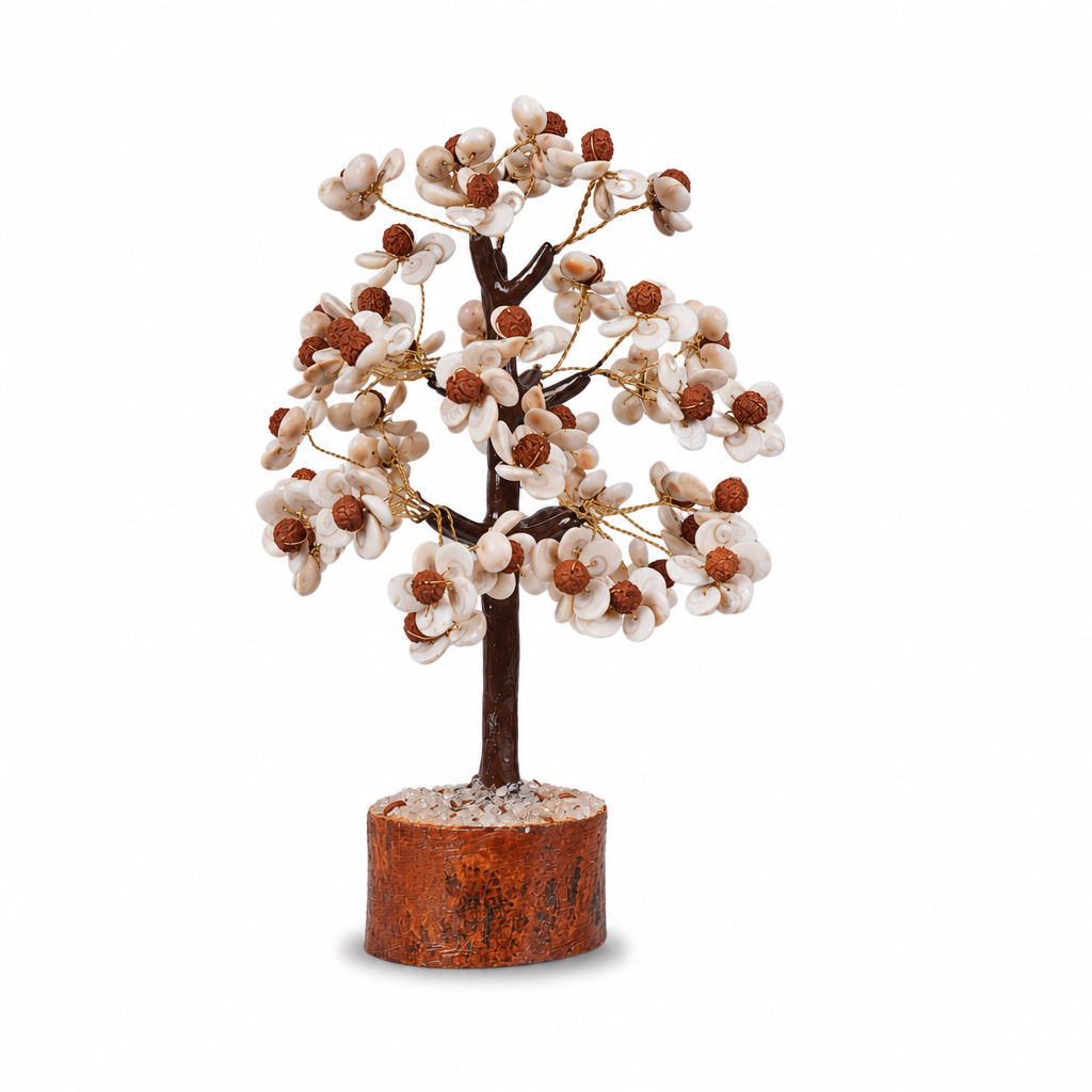 Gomti Chakra With Rudraksh Tree - Gemsmantra