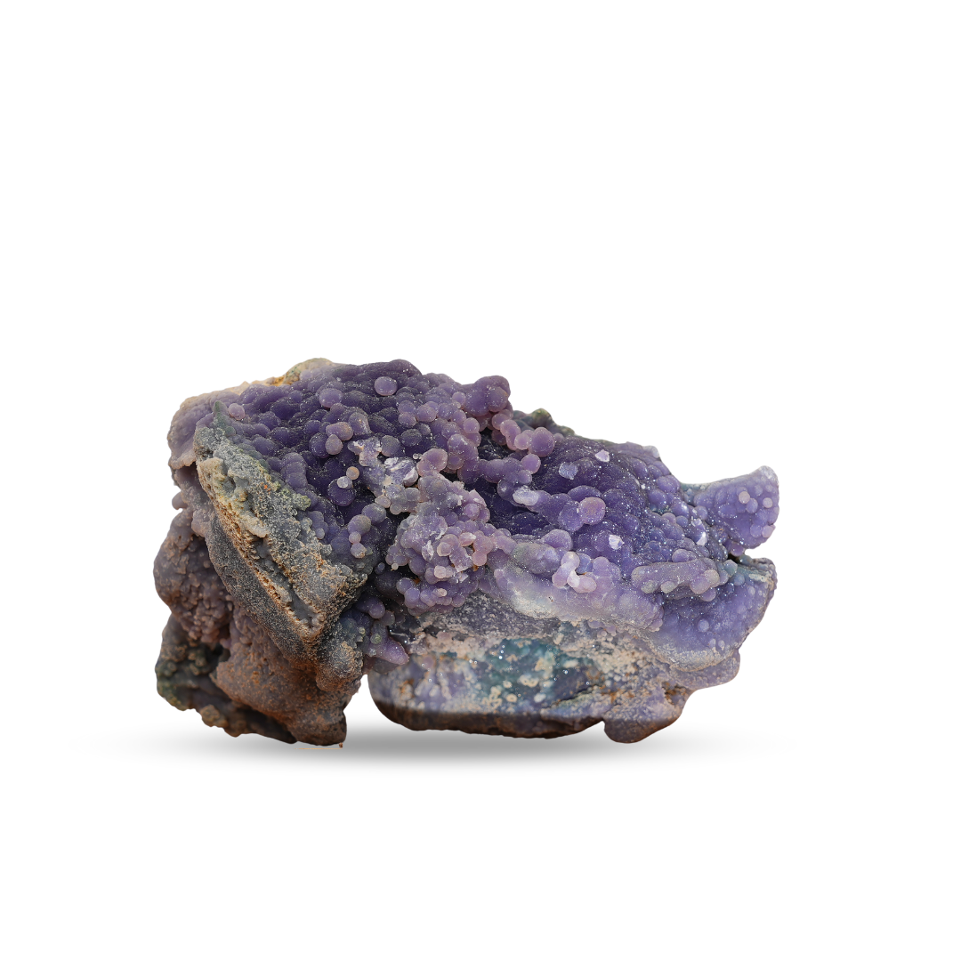 Grape Agate Raw Stone - Gemsmantra