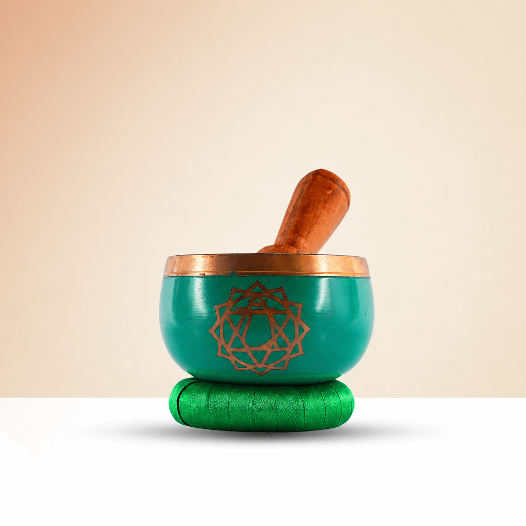 Heart Chakra Singing Bowl - Gemsmantra
