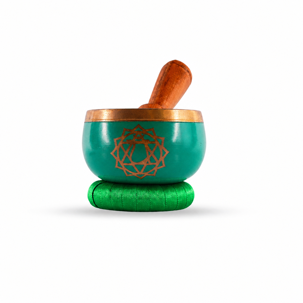 Heart Chakra Singing Bowl - Gemsmantra