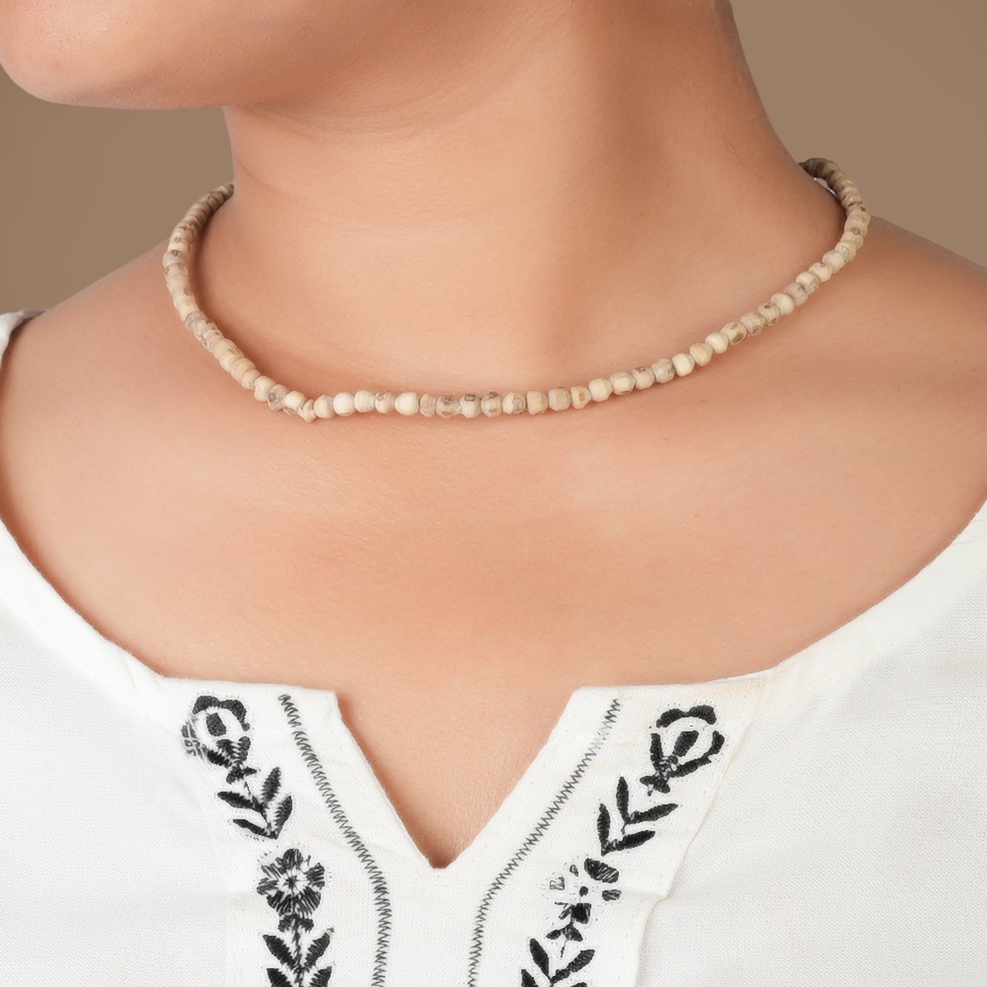 Round Bead Tulsi Kanthi Mala – for Japa