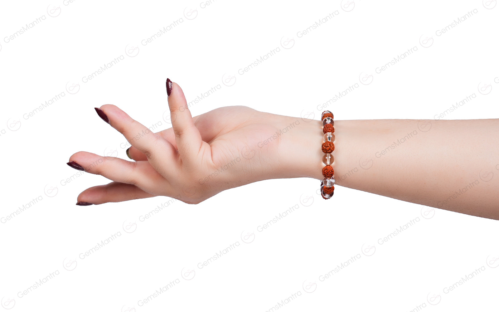 Rudraksha Crystal Bracelet