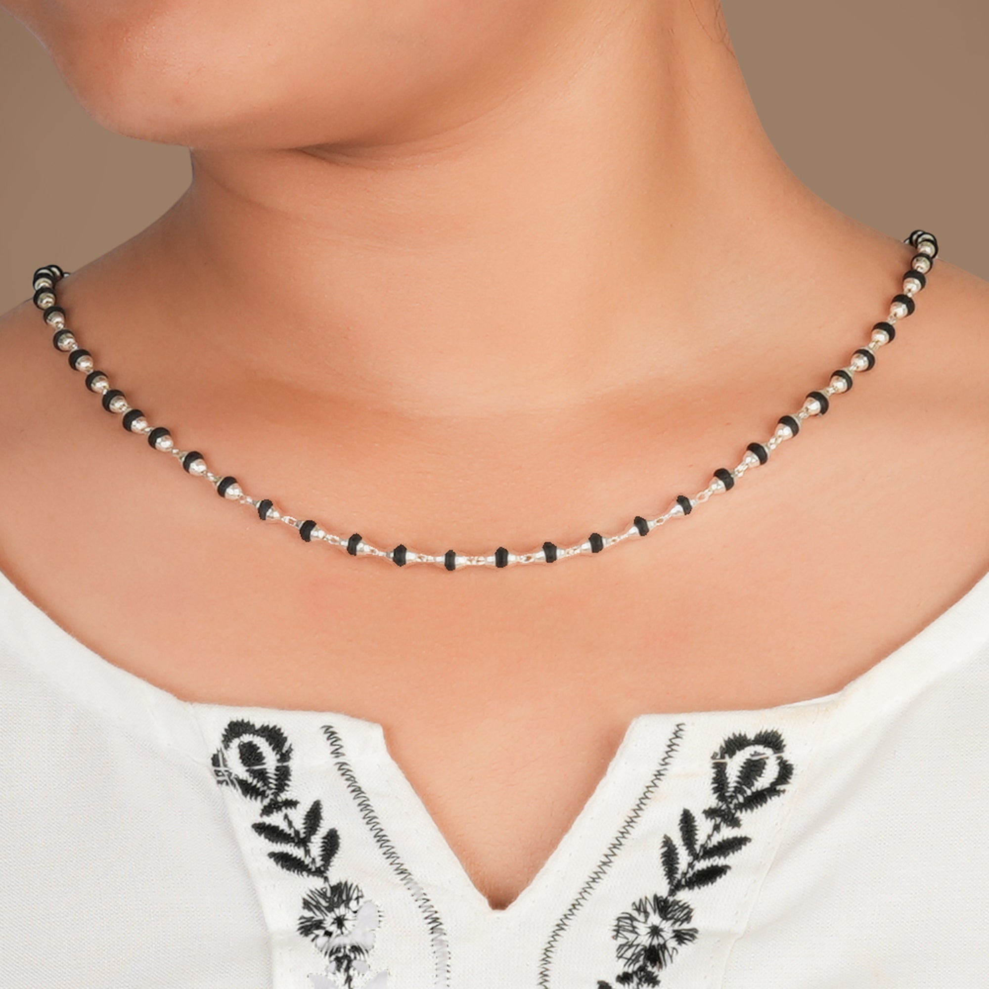 Tulsi Mala Silver – for Japa (TM0029)