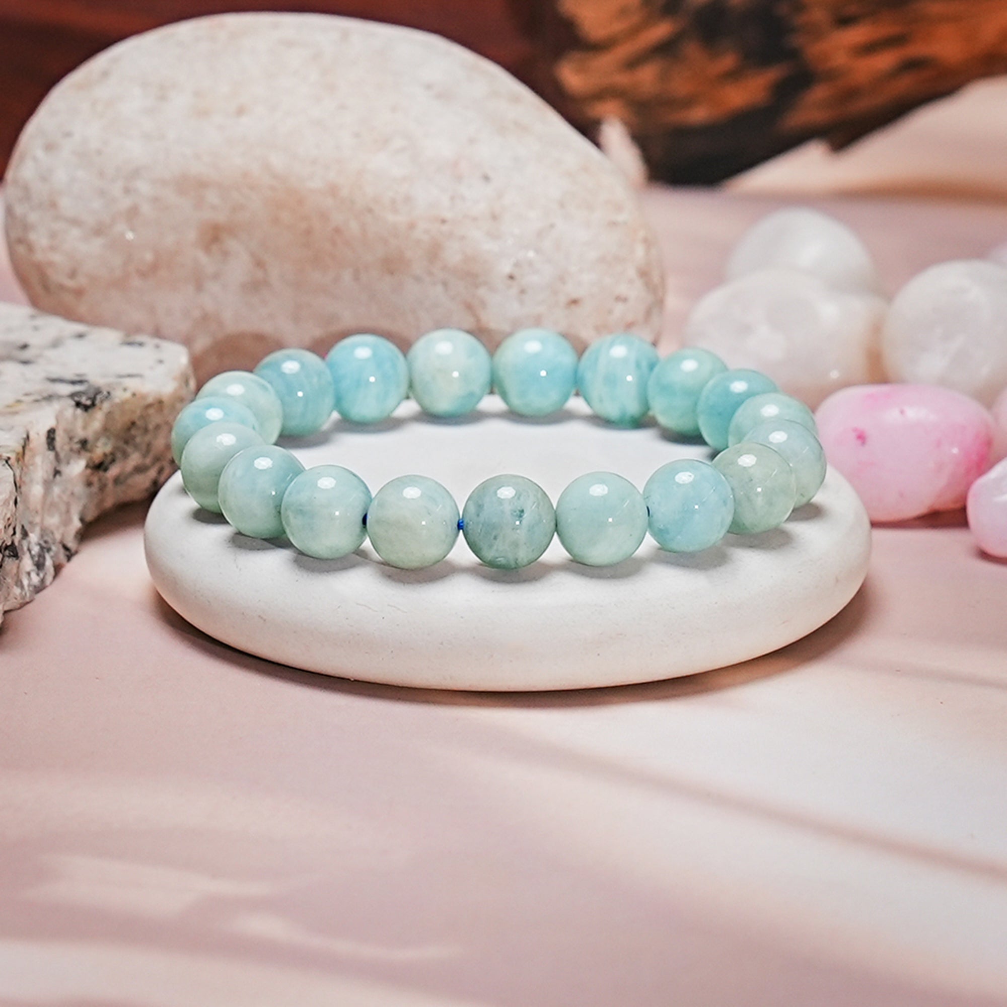 Aquamarine Bracelet – Calm, Courage & Communication