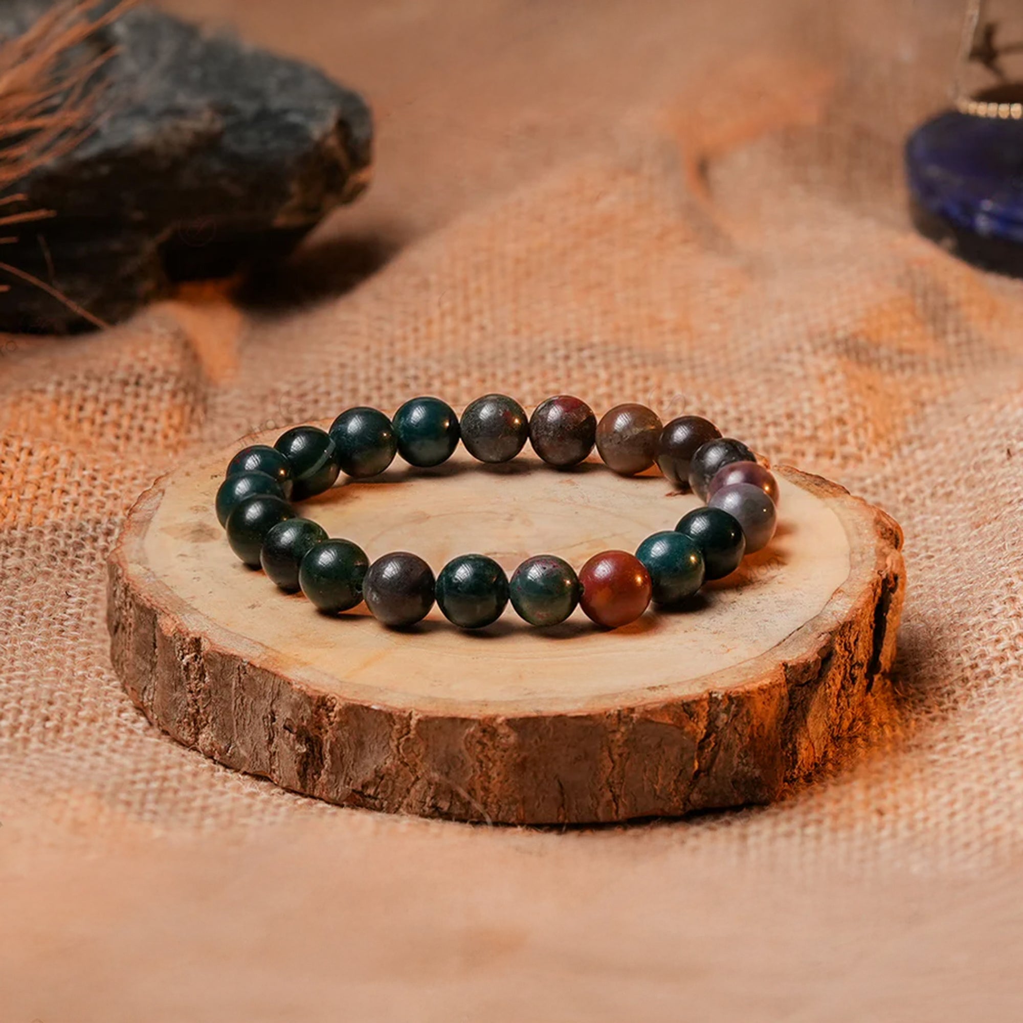 Bloodstone Bracelet – Mars Stone, Courage & Strength