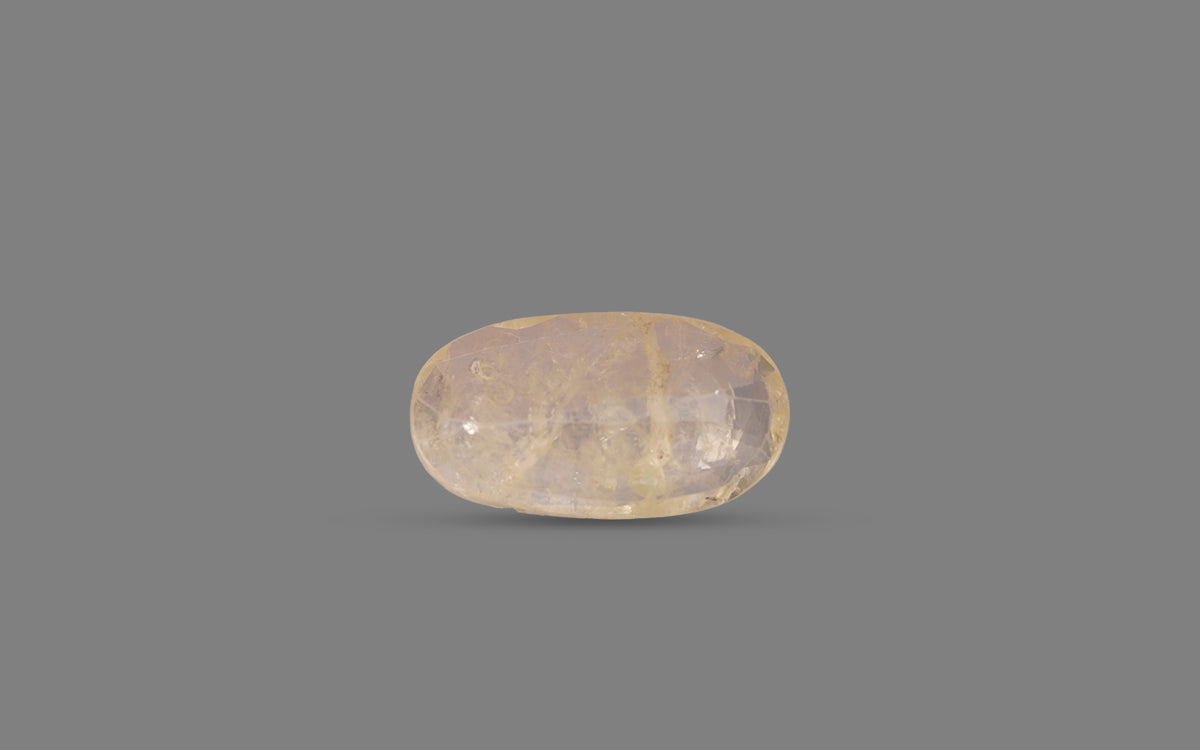 Yellow Sapphire (Pukhraj) – 5.84 Carat / 6.48 Ratti