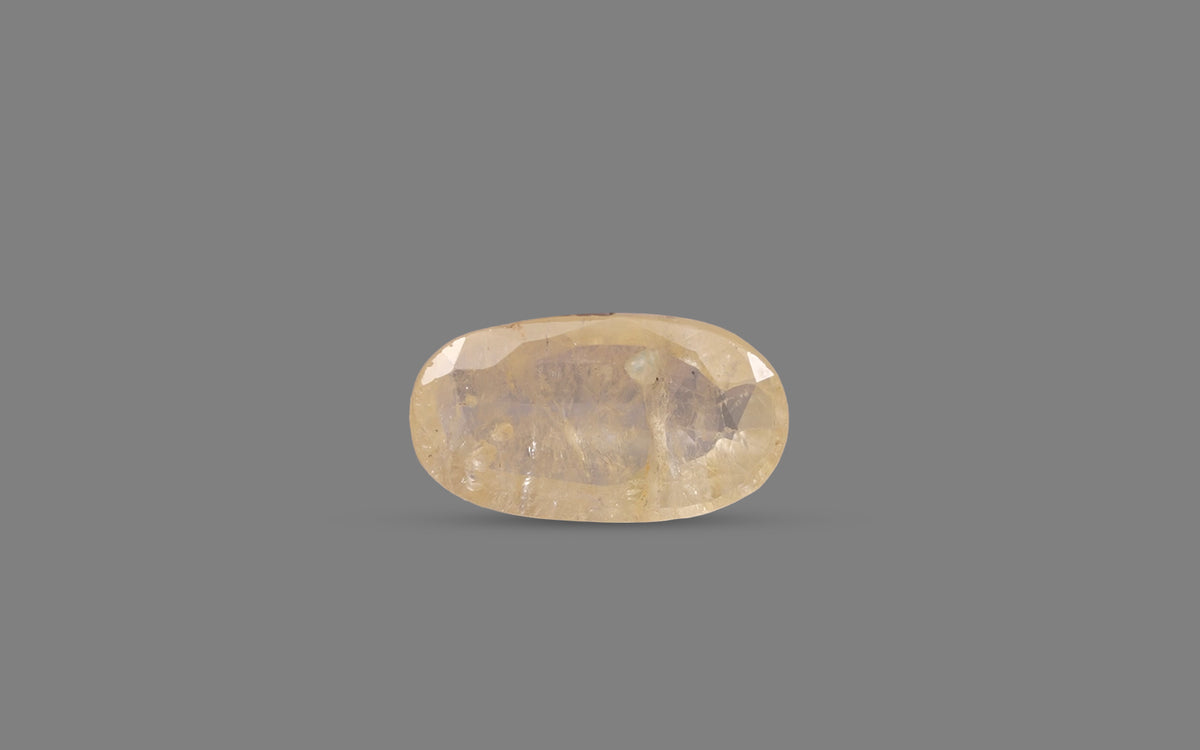 Yellow Sapphire (Pukhraj) – 5.84 Carat / 6.48 Ratti
