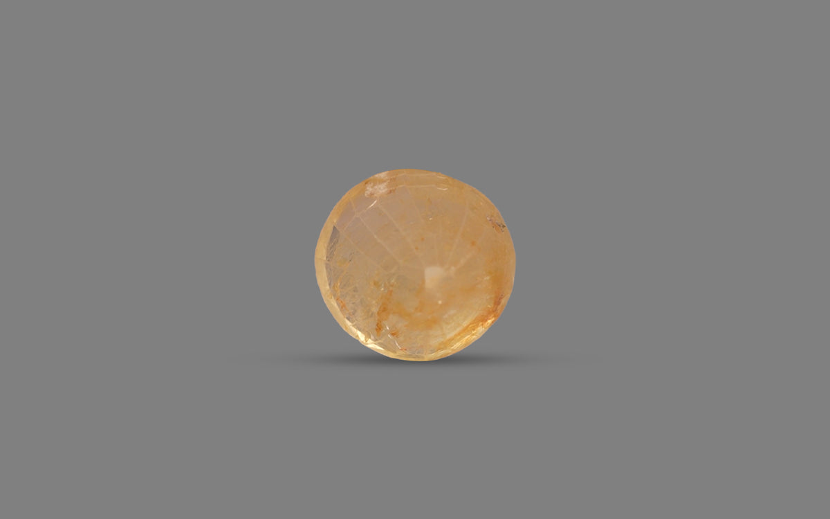 Yellow Sapphire (Pukhraj) – 5.04 Carat / 5.59 Ratti