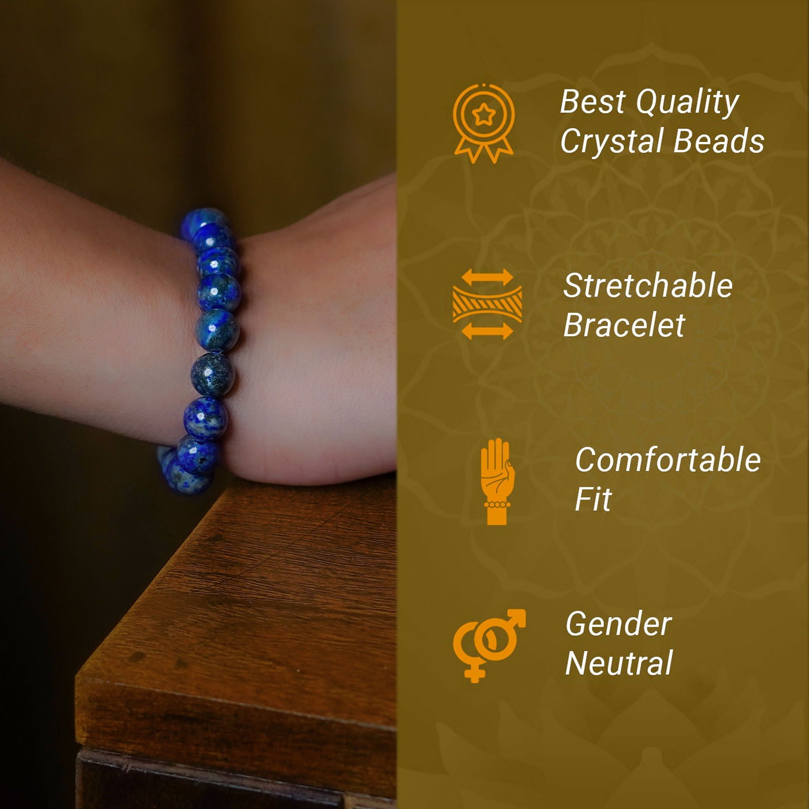 Lapis Lazuli Bracelet - Gemsmantra