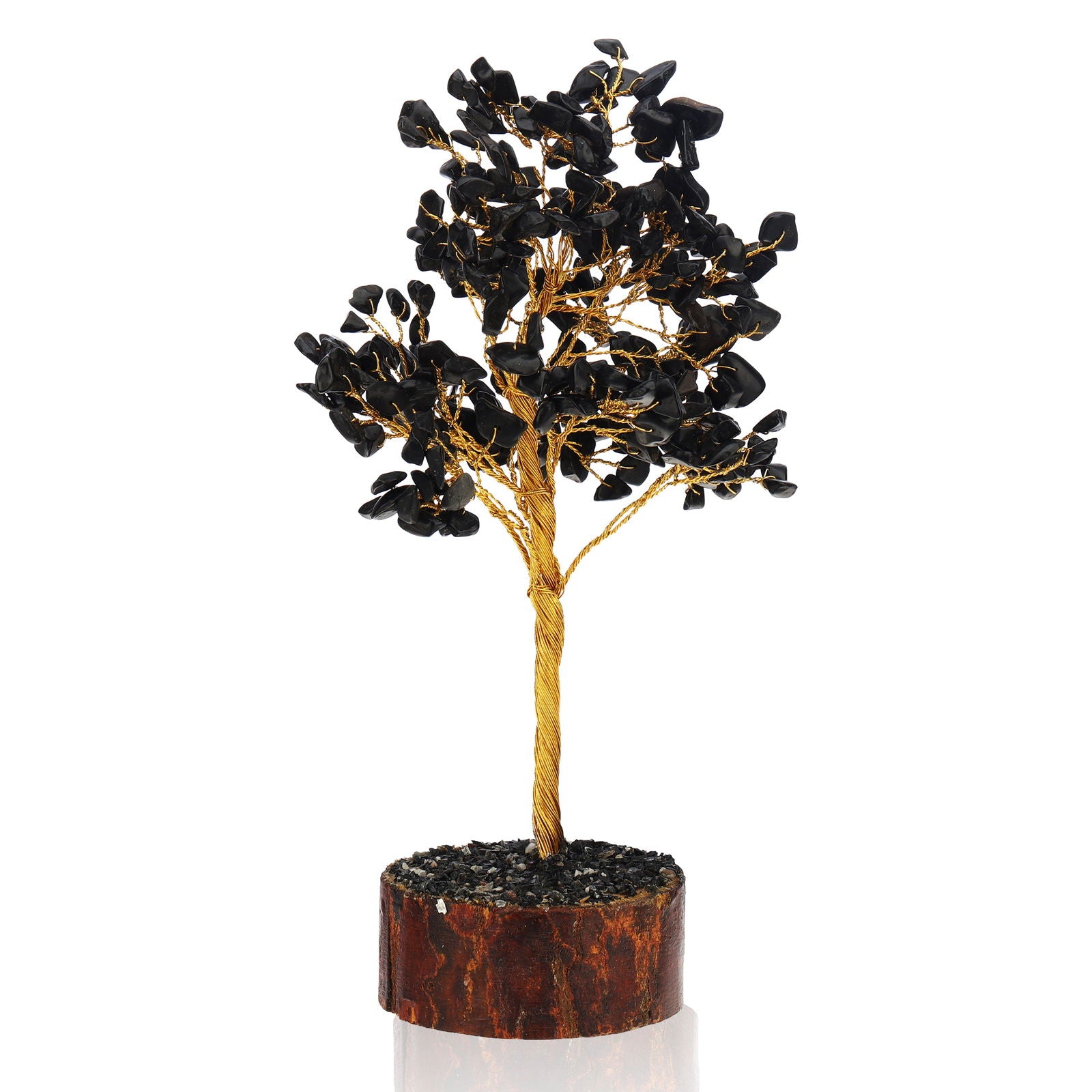 Large Black Agate Crystal Tree - Gemsmantra