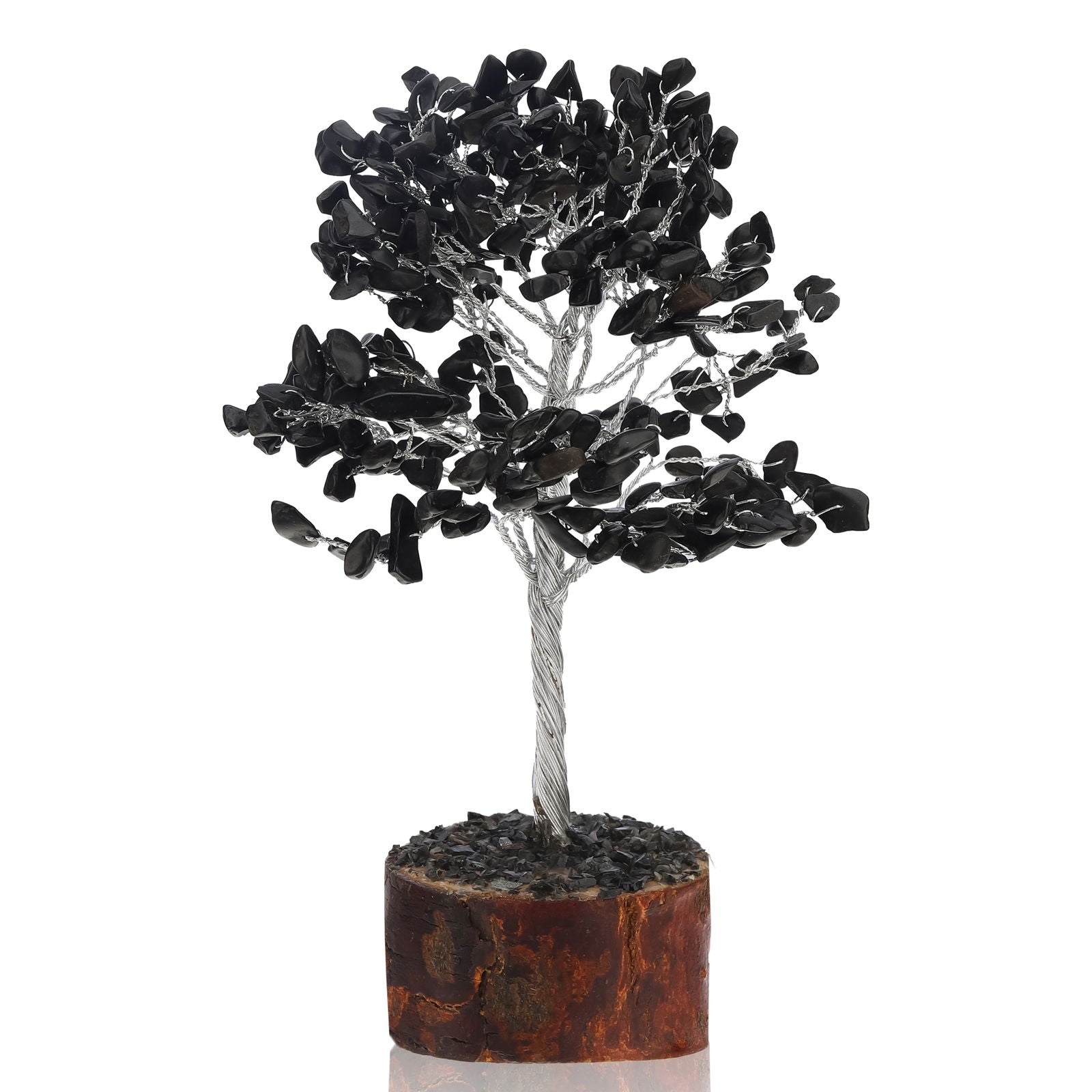 Large Black Agate Crystal Tree - Gemsmantra