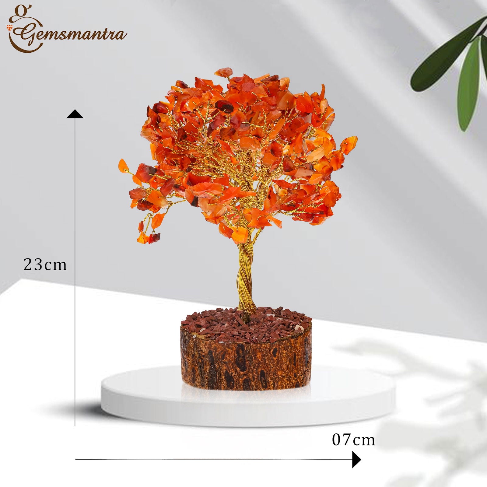 Large Carnelian Crystal Tree - Gemsmantra