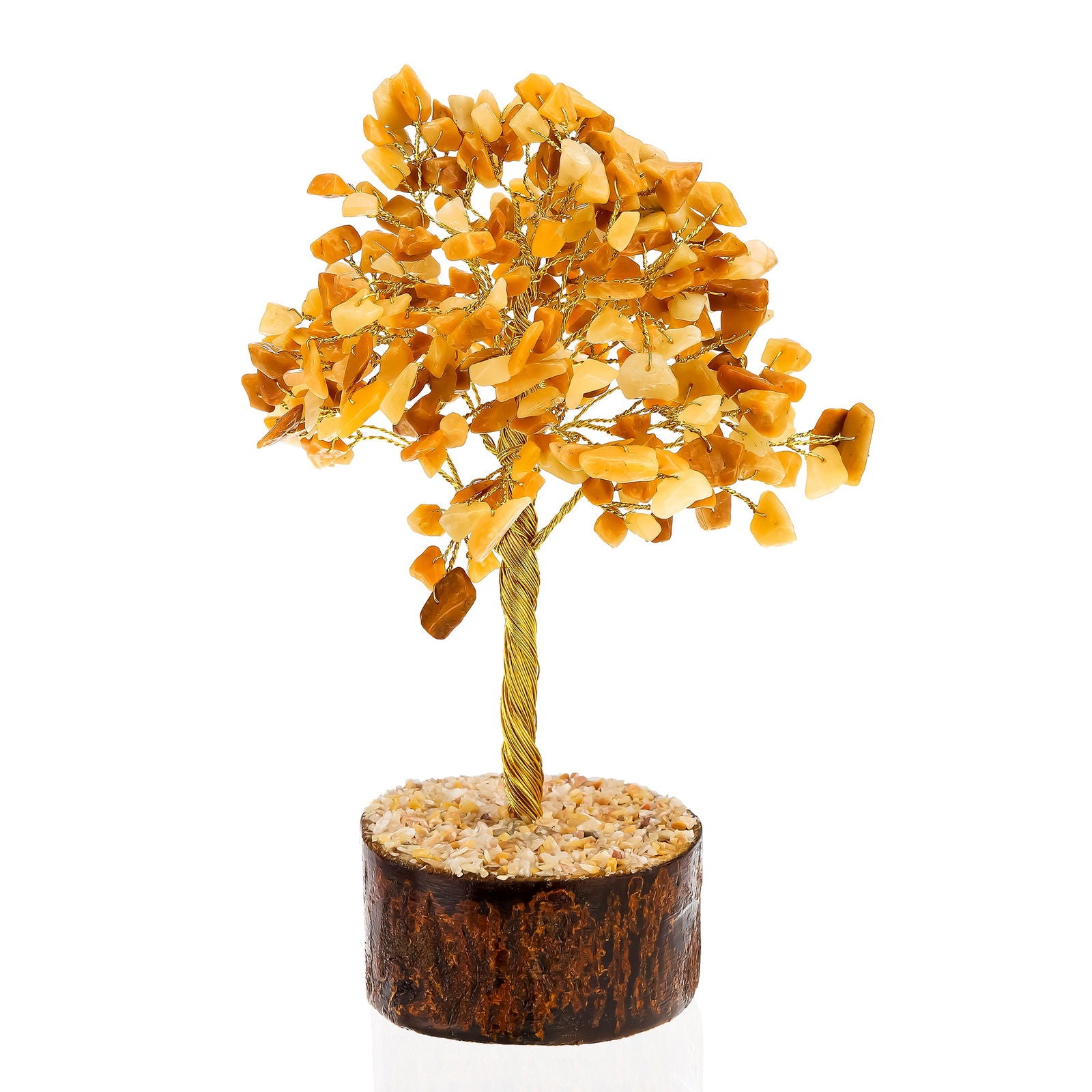 Large Golden Quartz Crystal Tree - Gemsmantra