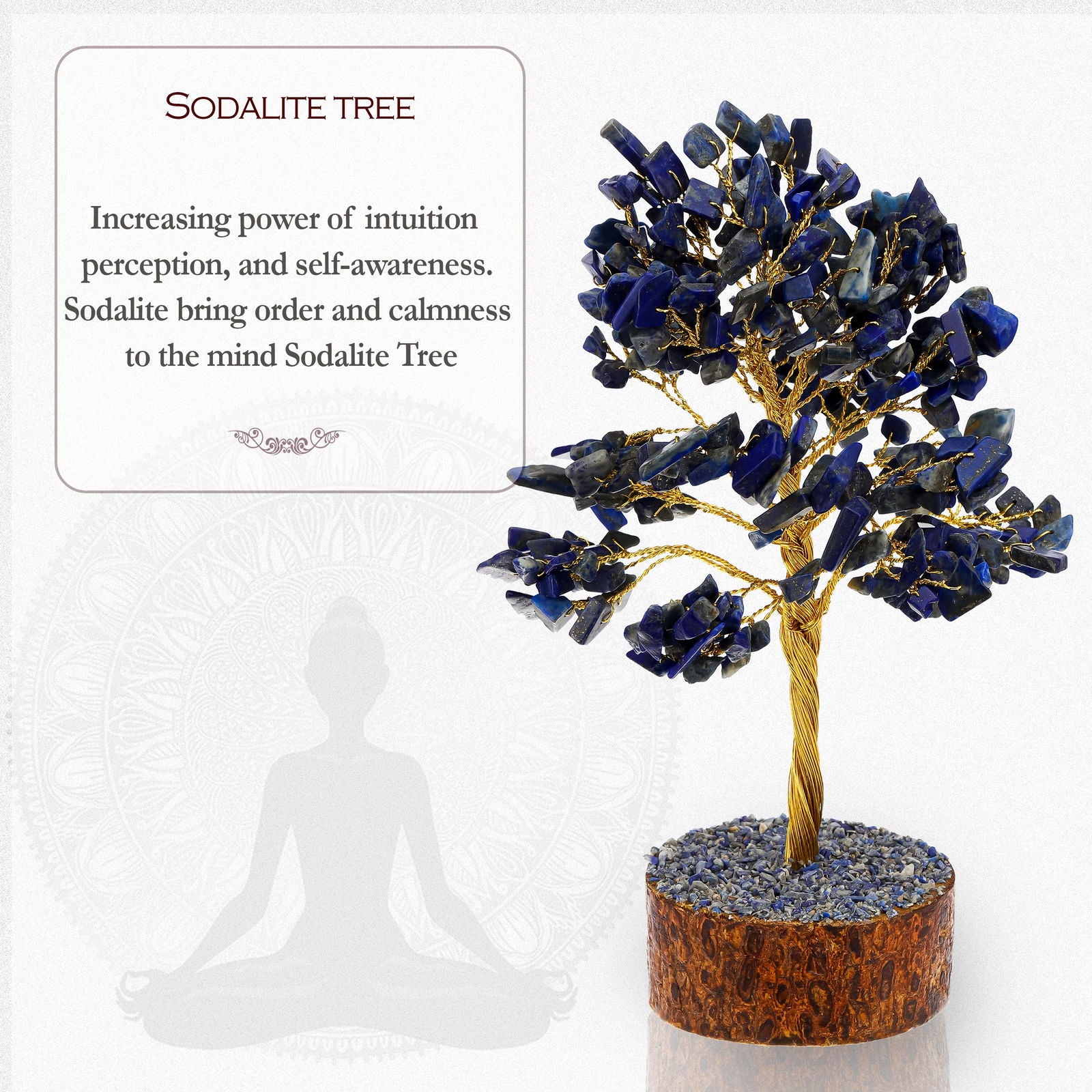 Large Sodalite Crystal Tree - Gemsmantra