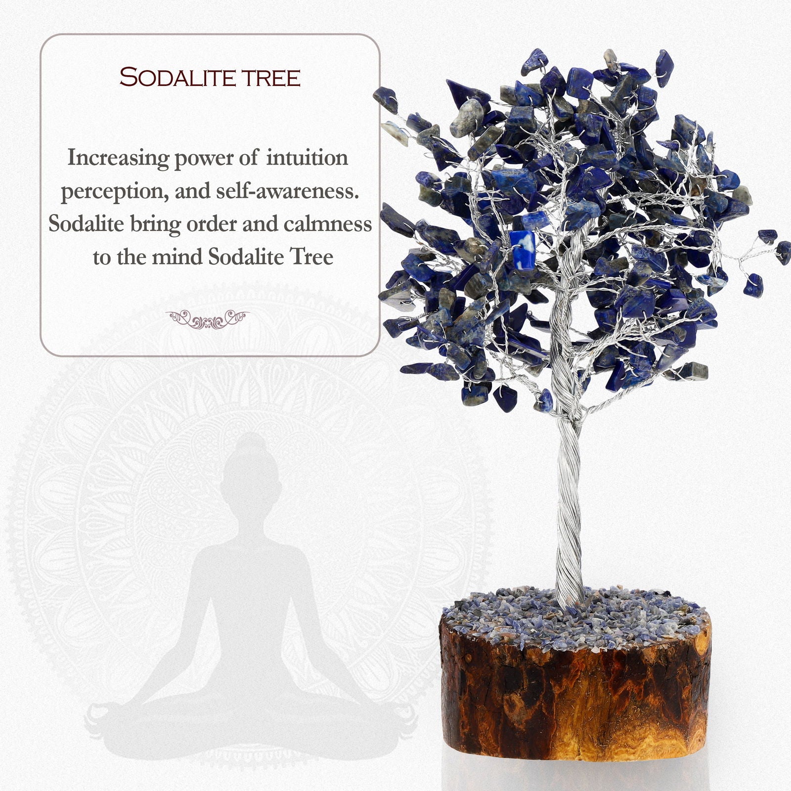 Large Sodalite Crystal Tree - Gemsmantra