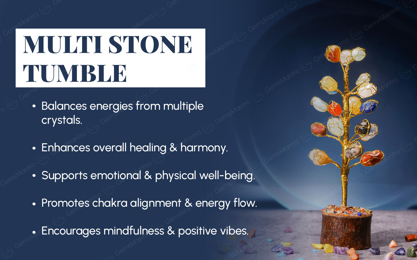 Multi Stone Tumble Tree