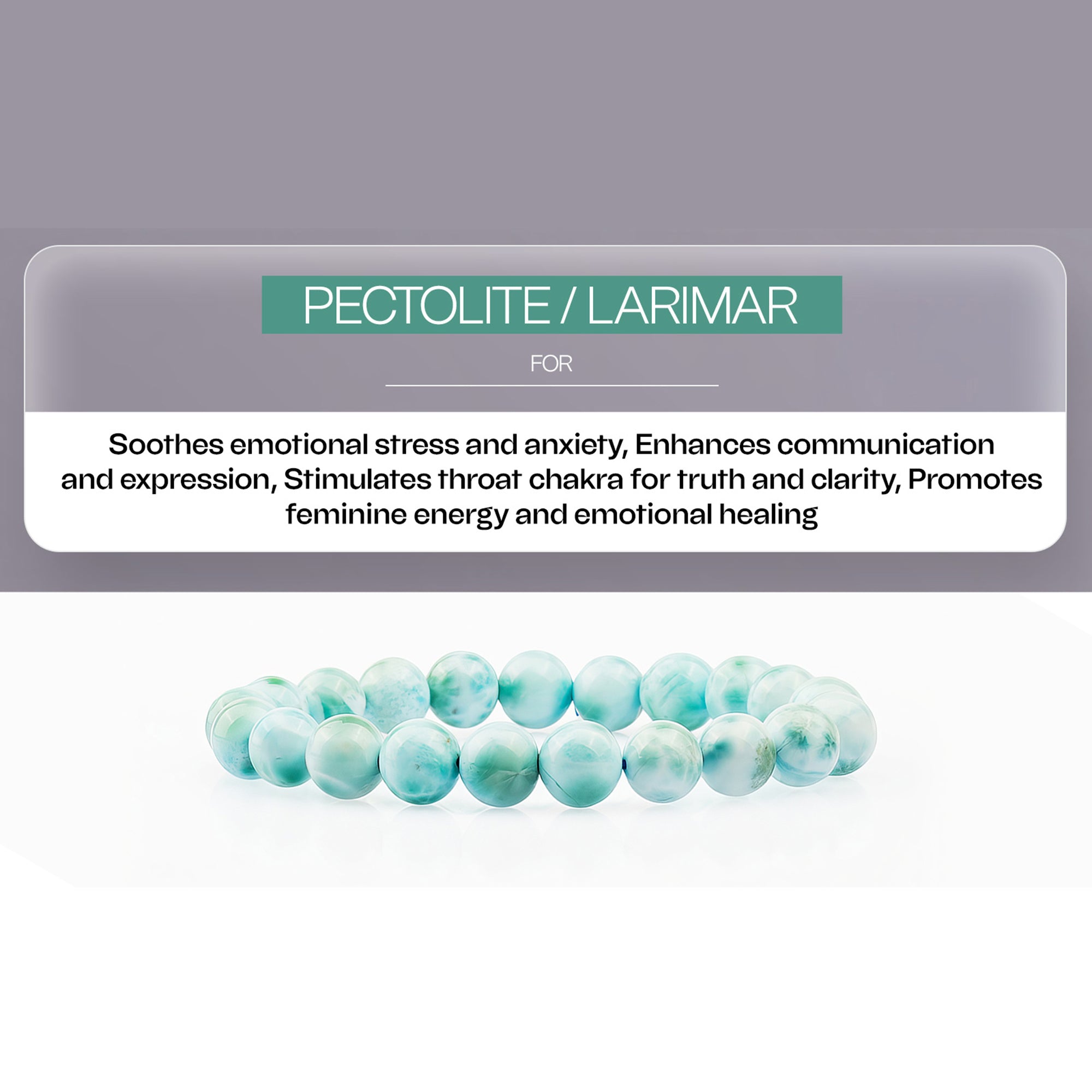 Pectolite (Larimar) Bracelet