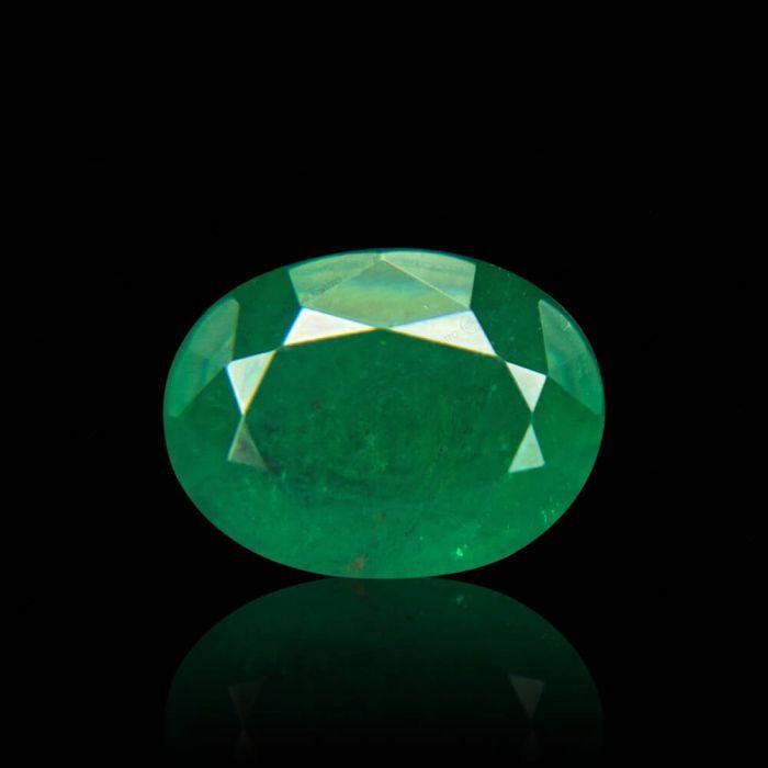 Natural lab-certified Emerald (Panna) gemstone with free silver ring – GemsMantra