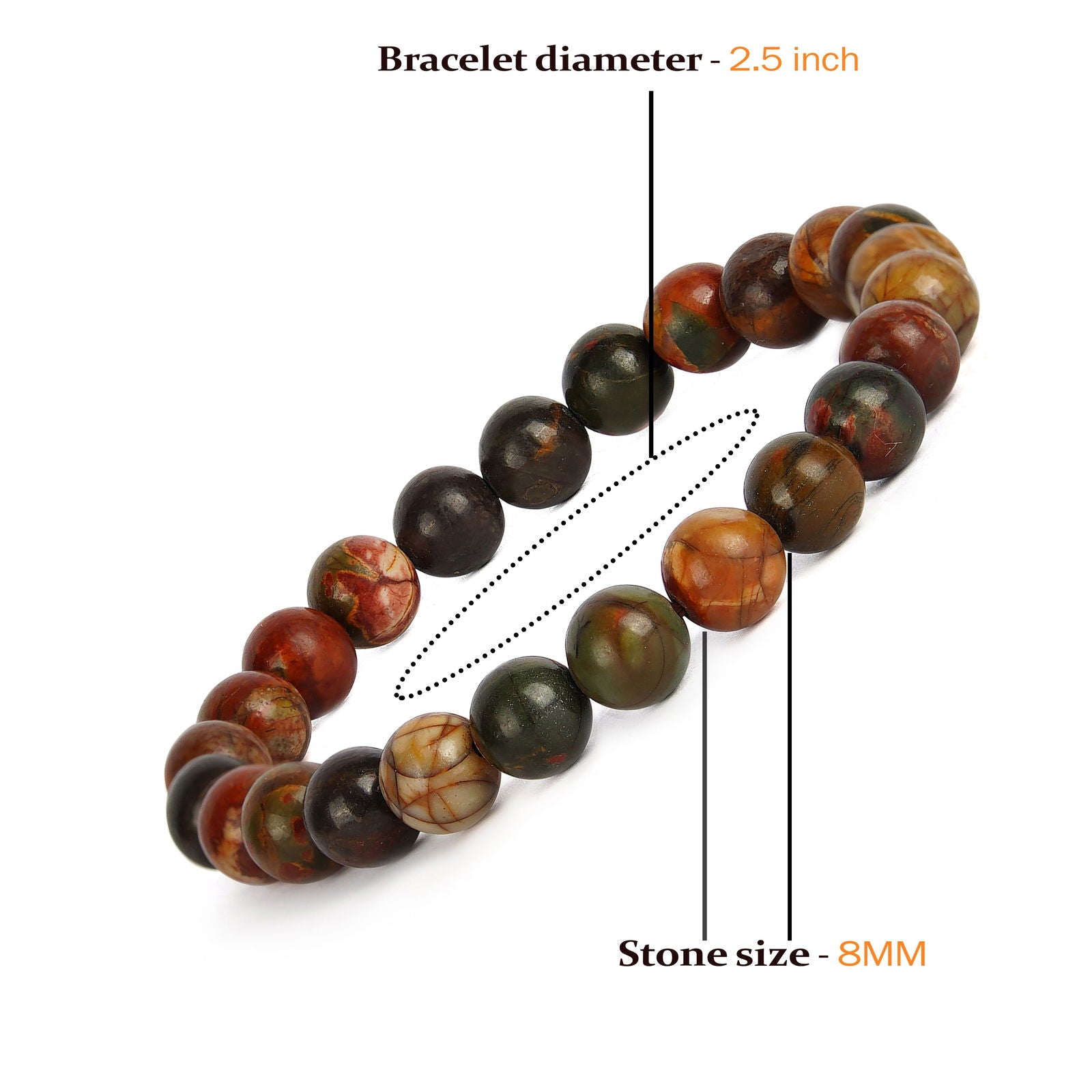 Picasso Jasper Bracelet - Gemsmantra