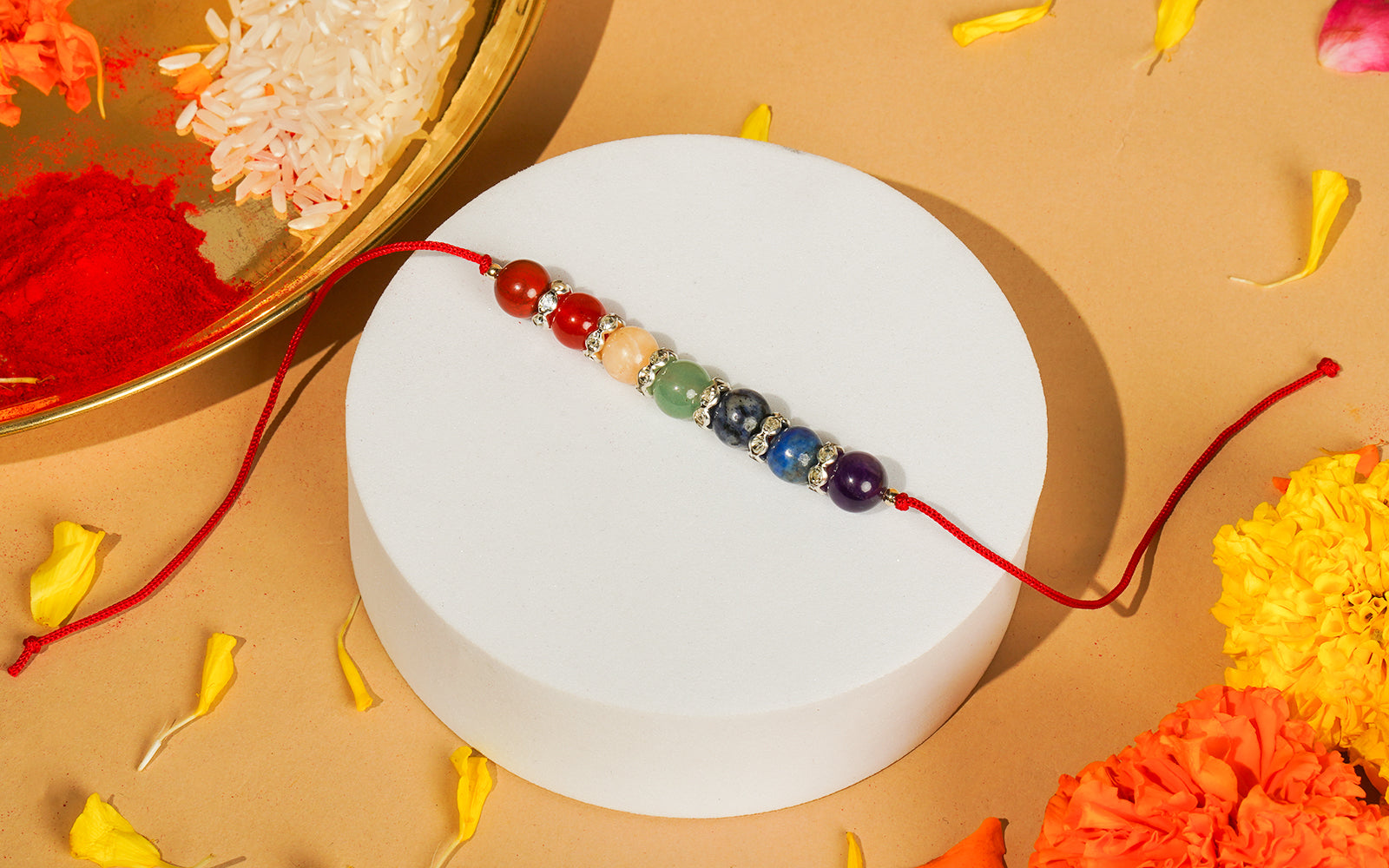 Chakra Beads Rakhi – Spiritual Rakhi for Raksha Bandhan