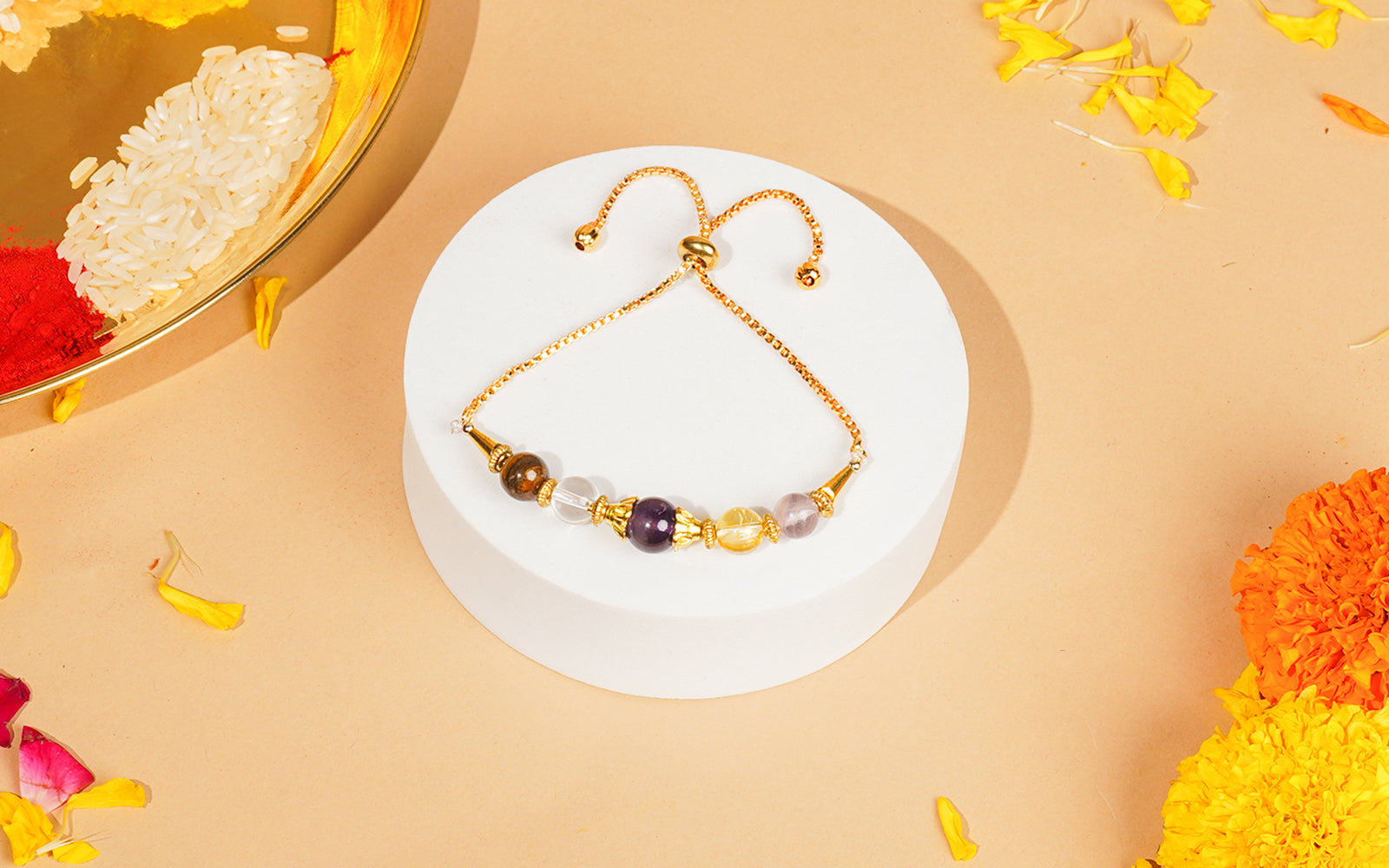 Designer Rakhi Bracelet – Chakra Rakhi for Brother