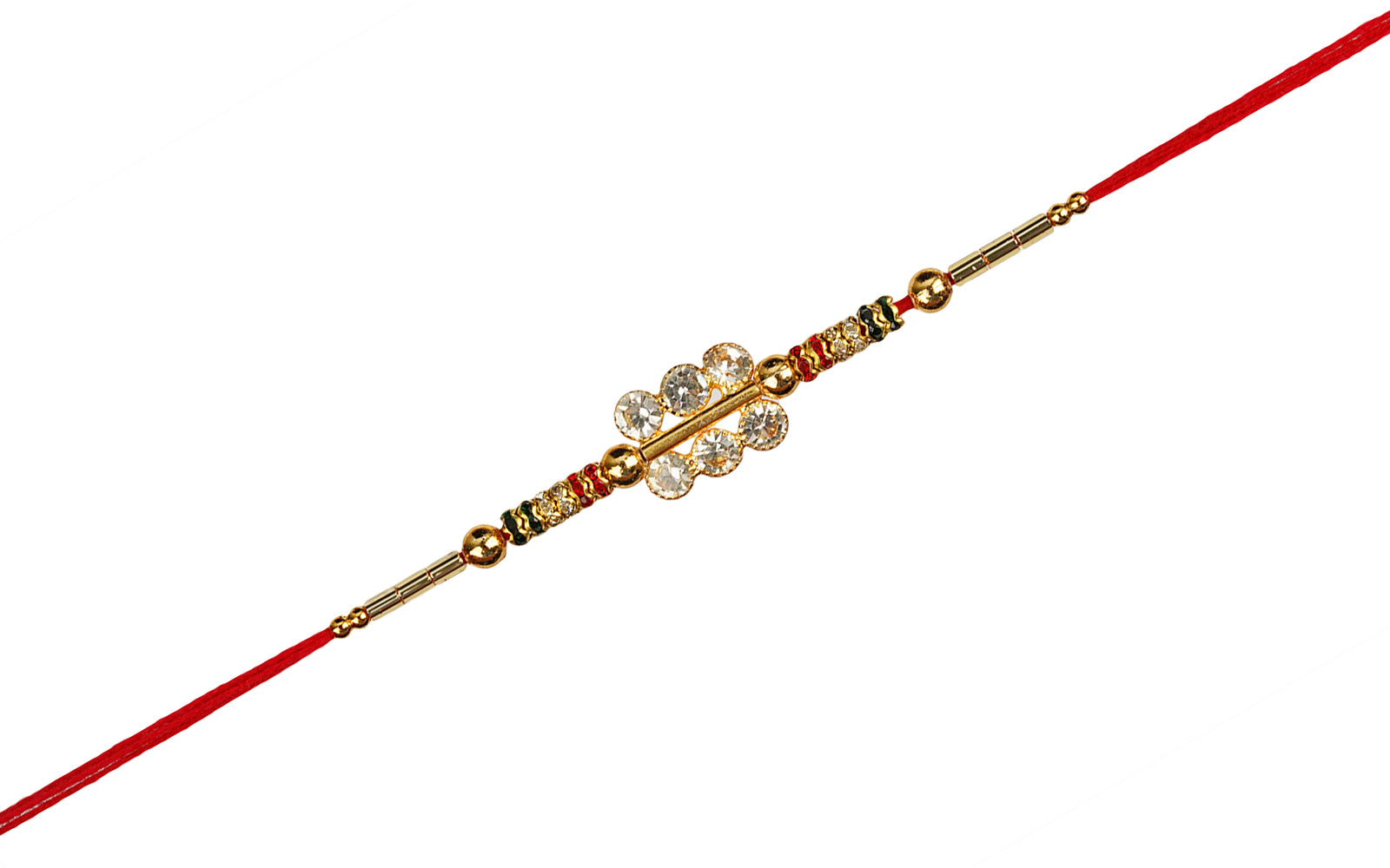 Minimalist Crystal Bloom Rakhi