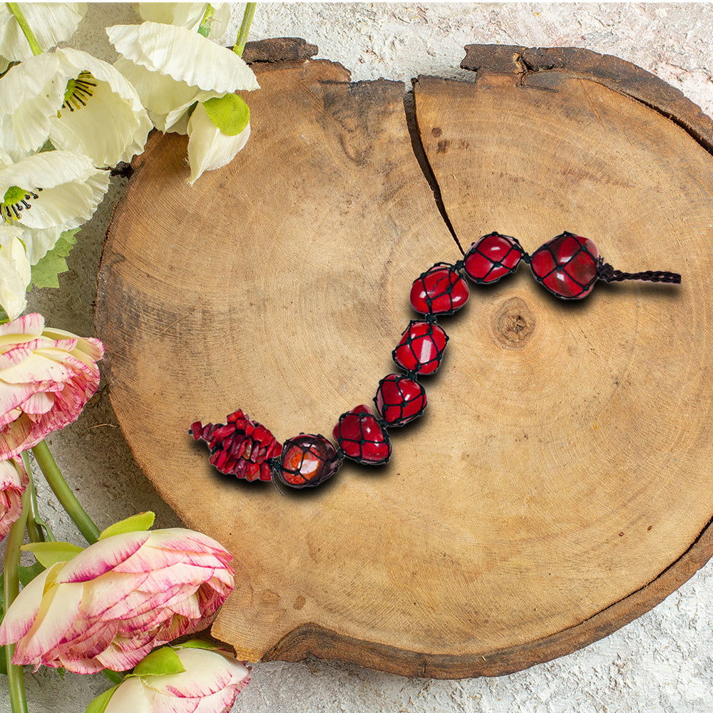 Red Jasper Tumbled Hanging - Gemsmantra