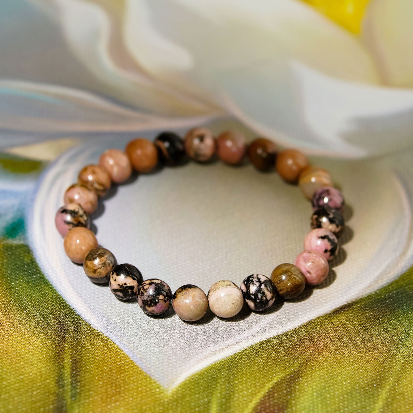 Rhodonite Bracelet - Gemsmantra